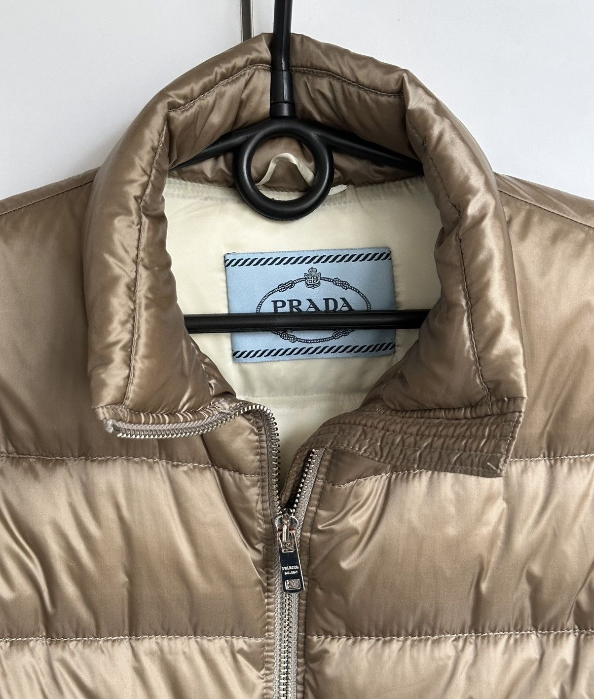 Prada Prada Women’s Down Jacket – Size 38 IT - Beige / Cream Size XS / US 0-2 / IT 36-38 - 2 Thumbnail