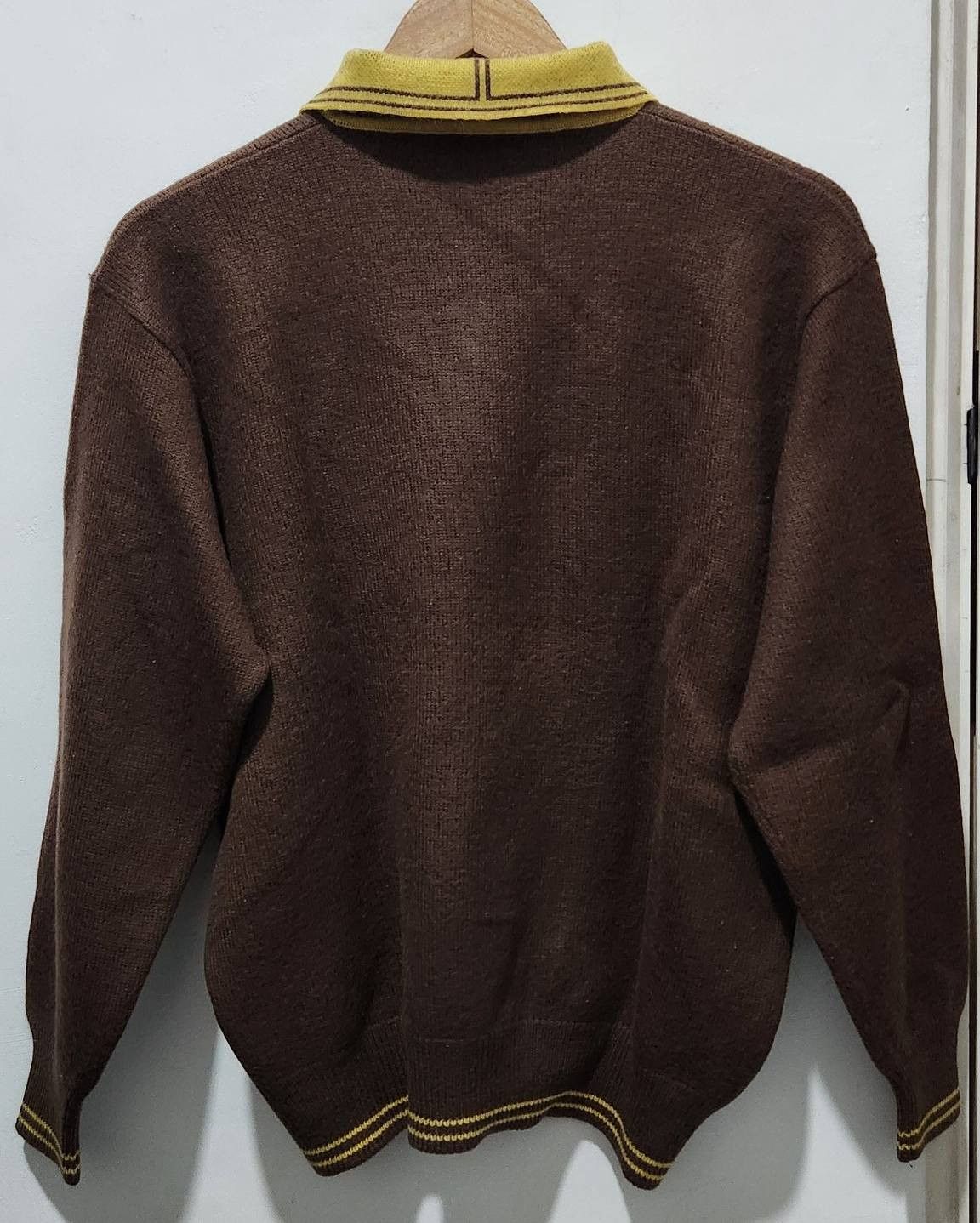 Versace Versace Sport Polo Knitwear Vintage Brown Size US S / EU 44-46 / 1 - 2 Thumbnail