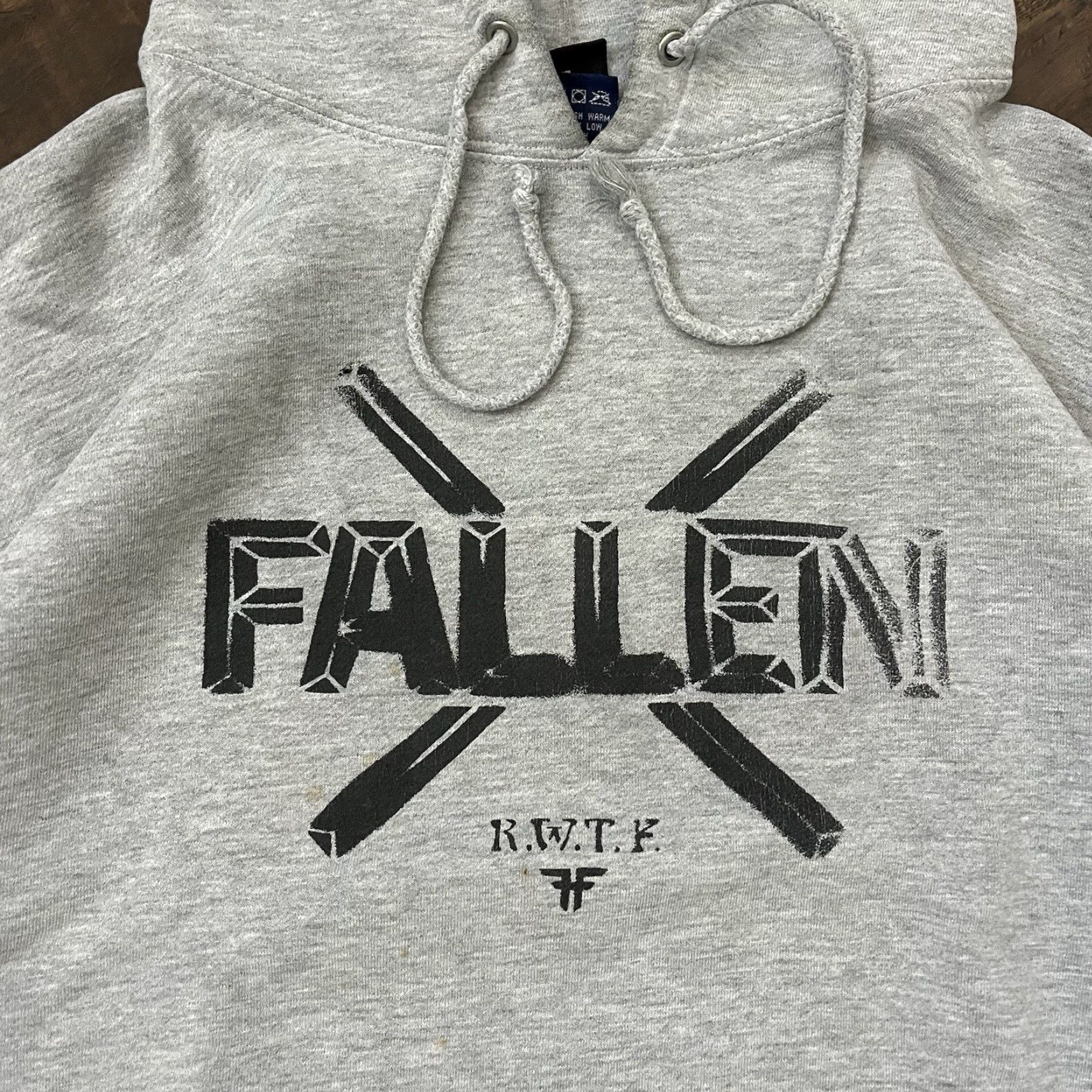 Vintage Fallen Footwear Hoodie Y2K Medium Skate Pullover Thomas Cole Mystery Zero Vtg Mens Hoodie Reg Gray Size US M / EU 48-50 / 2 - 2 Thumbnail