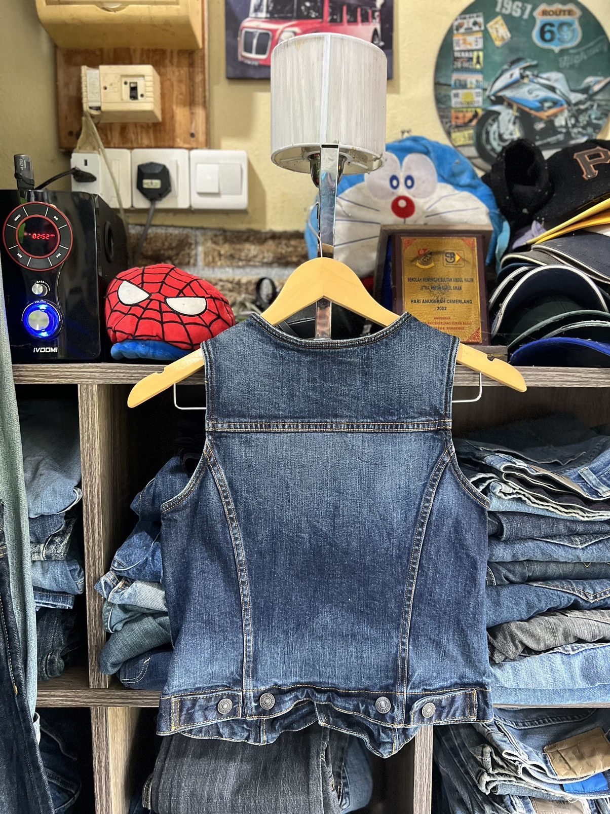 Levi's 🔥Levis L7920 Denim Vest Size XXS / US 00 / IT 34 - 2 Thumbnail