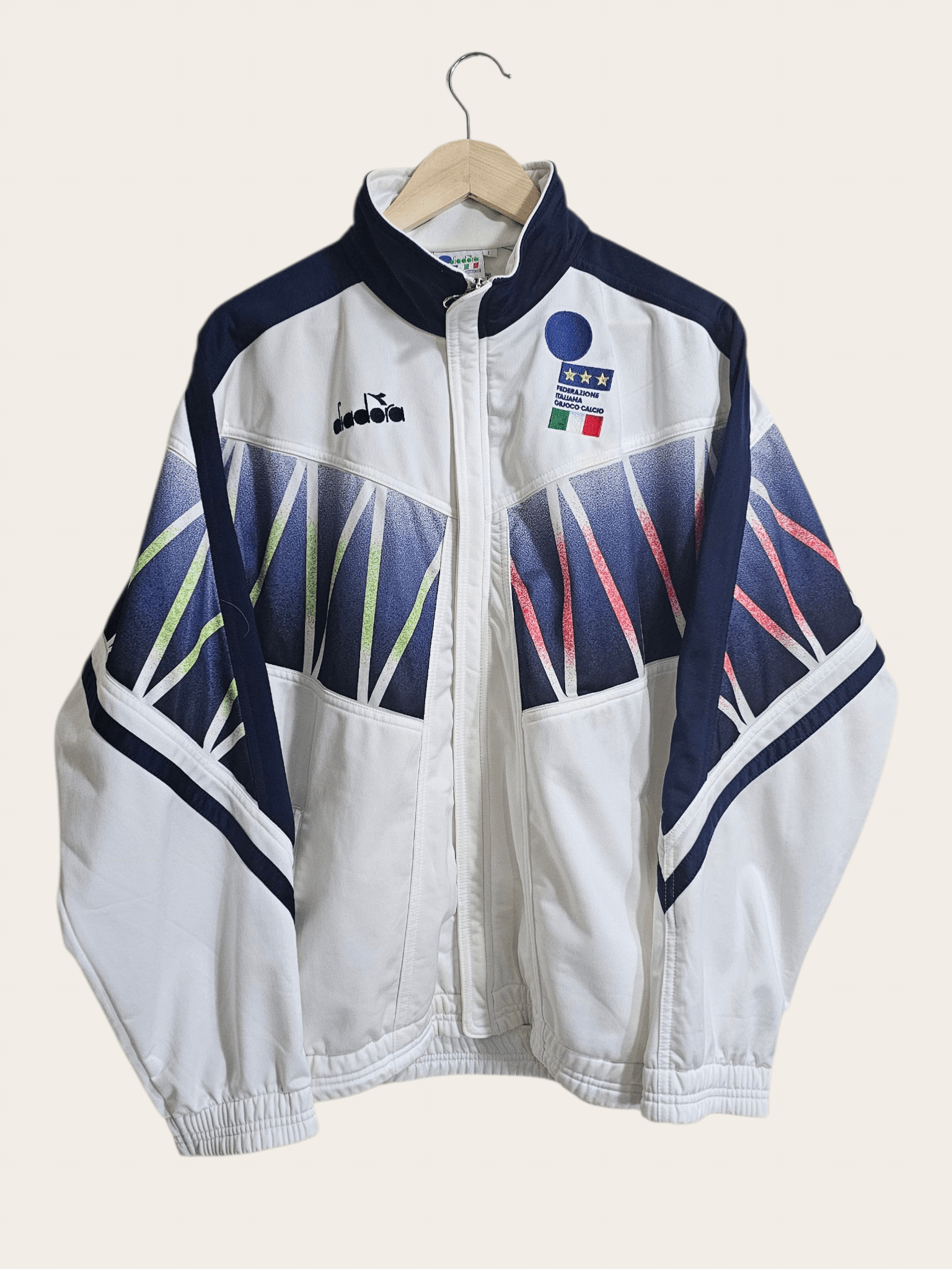 Diadora Italy Diadora 90's Warm Up Jacket Size US XL / EU 56 / 4 - 1 Thumbnail
