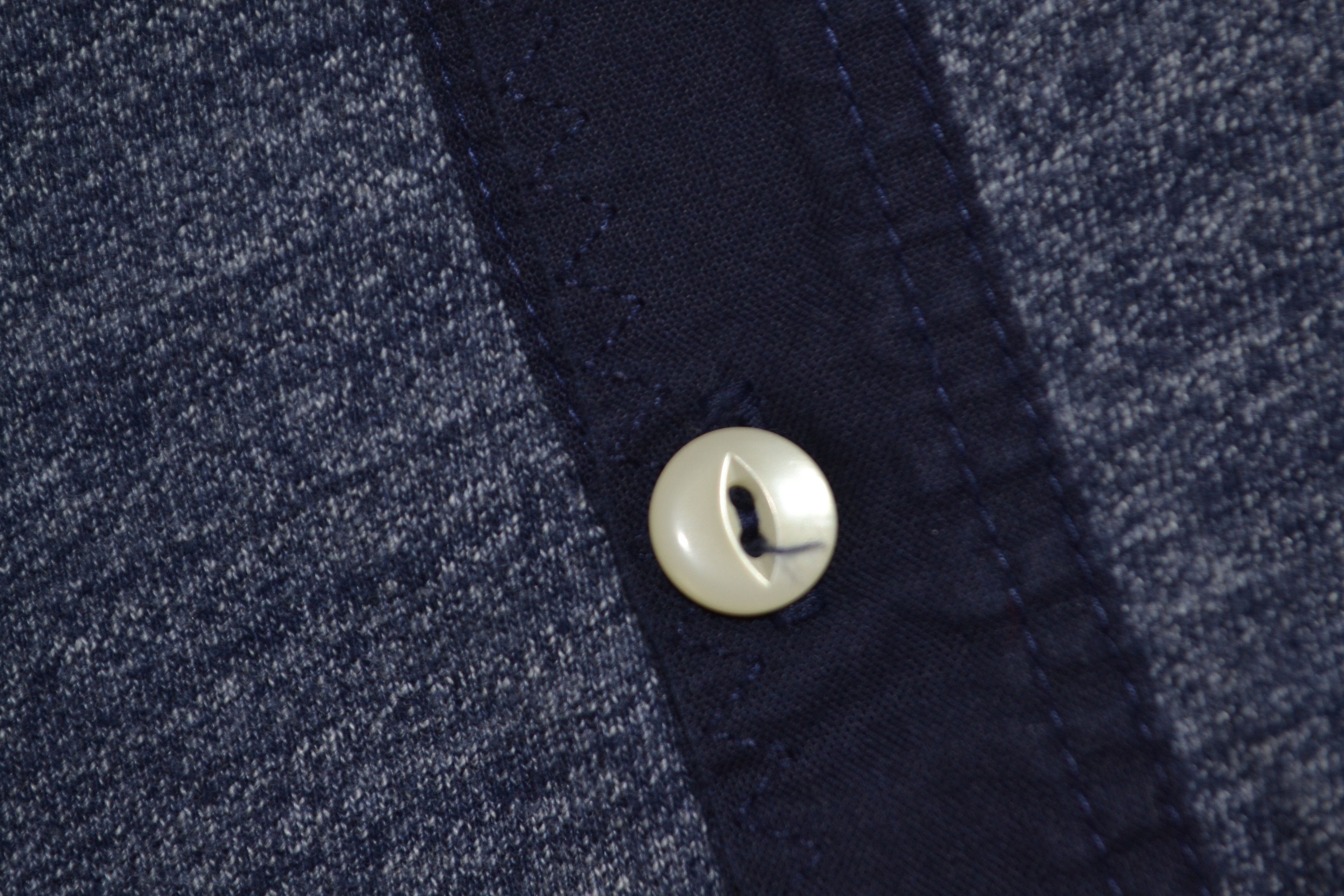 Homespun Knitwear Homespun Knitwear Henley shirt size M Navy Size US M / EU 48-50 / 2 - 4 Thumbnail