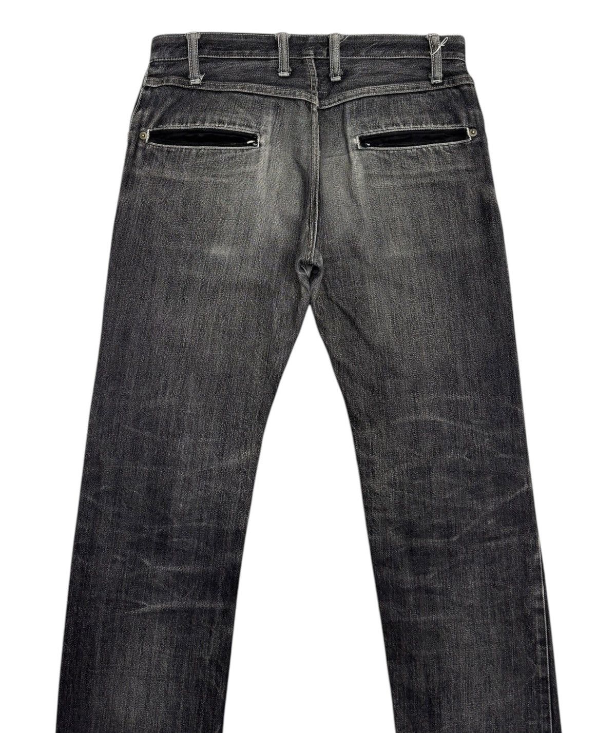 Fad Three × If Six Was Nine × Le Grande Bleu (L.G.B.) 🔥FAD_3 COLLABORATION STRAIGHT LEG BLACK DENIM JEANS Size US 32 / EU 48 - 6 Thumbnail