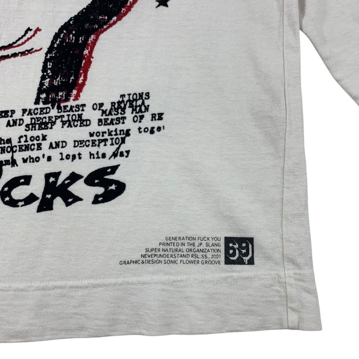 Japanese Brand × Seditionaries RNA INC VIVE LA ROCK Muslin Malcom McLaren Seditionaries tee Size US M / EU 48-50 / 2 - 8 Thumbnail