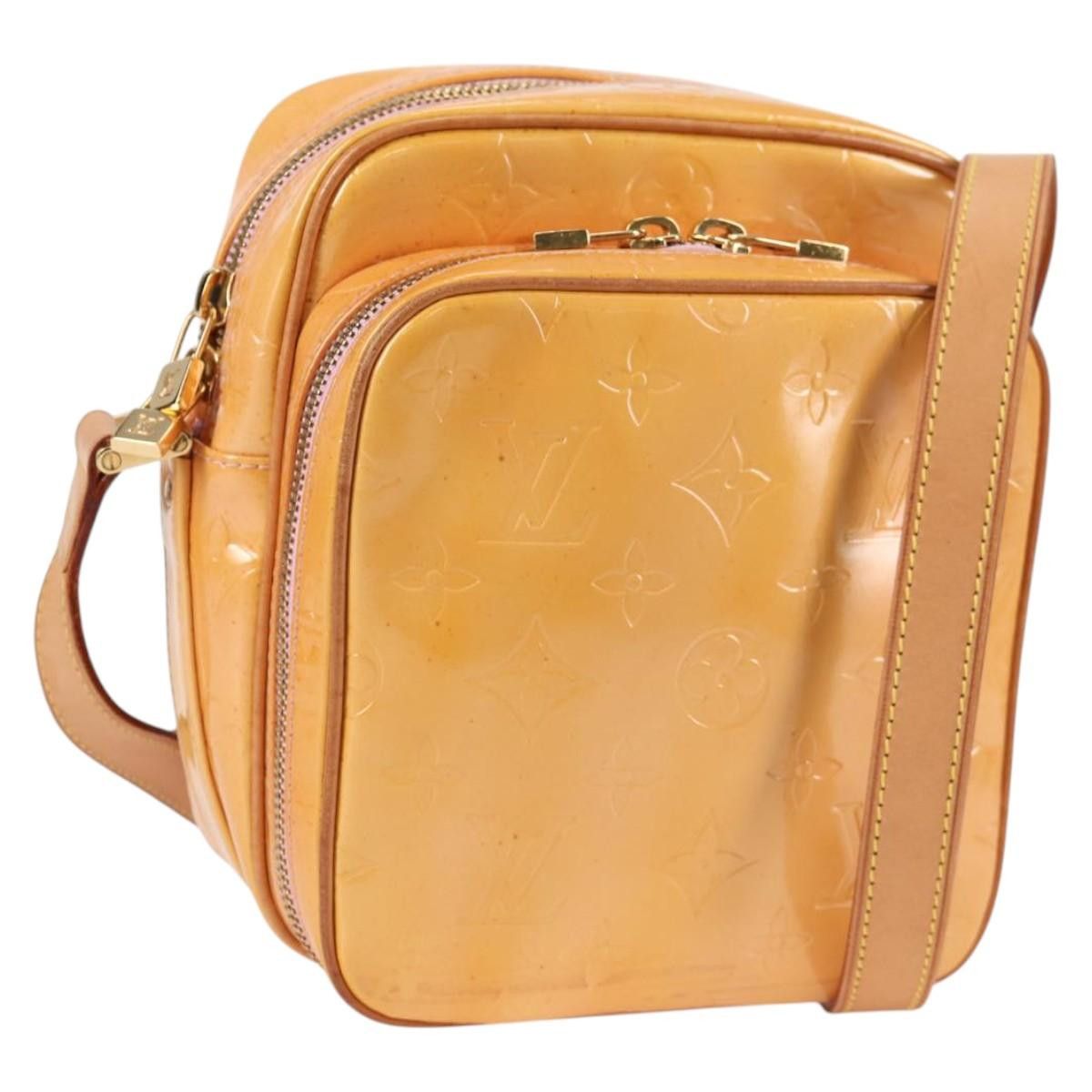 LOUIS VUITTON Monogram Vernis Wooster Bag Marshmallow Pink