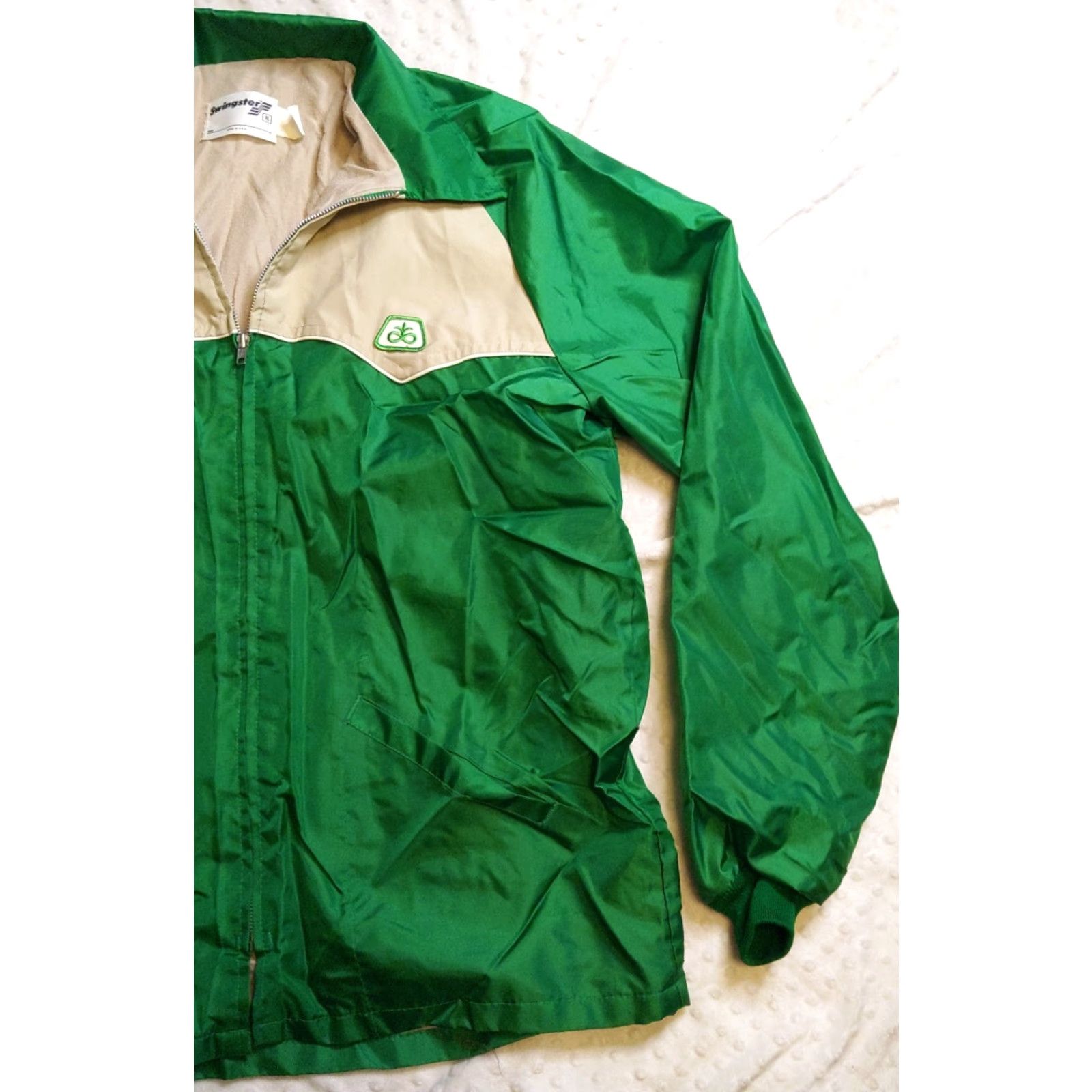 Vintage VINTAGE Swingster Jacket XL Green Tan Lightweight Zip USA Swingster Green Tan Lightweight Jacket XL USA Size US XL / EU 56 / 4 - 2 Thumbnail