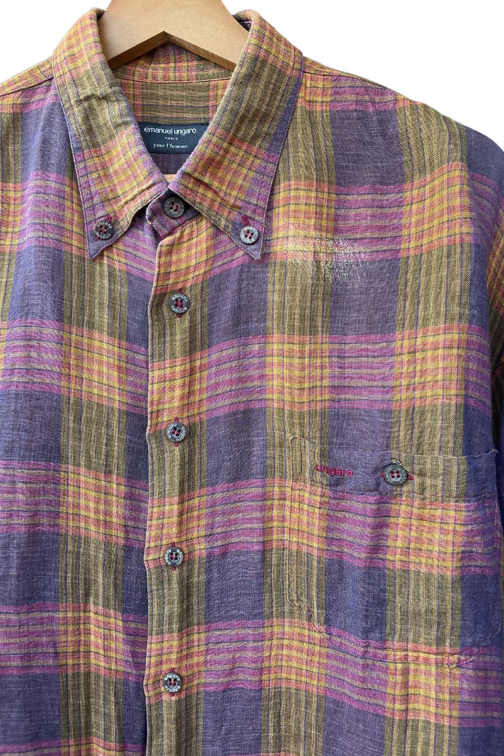 Emanuel Ungaro Emanuel Ungaro Vintage checked shirt size 44 Size US S / EU 44-46 / 1 - 3 Thumbnail