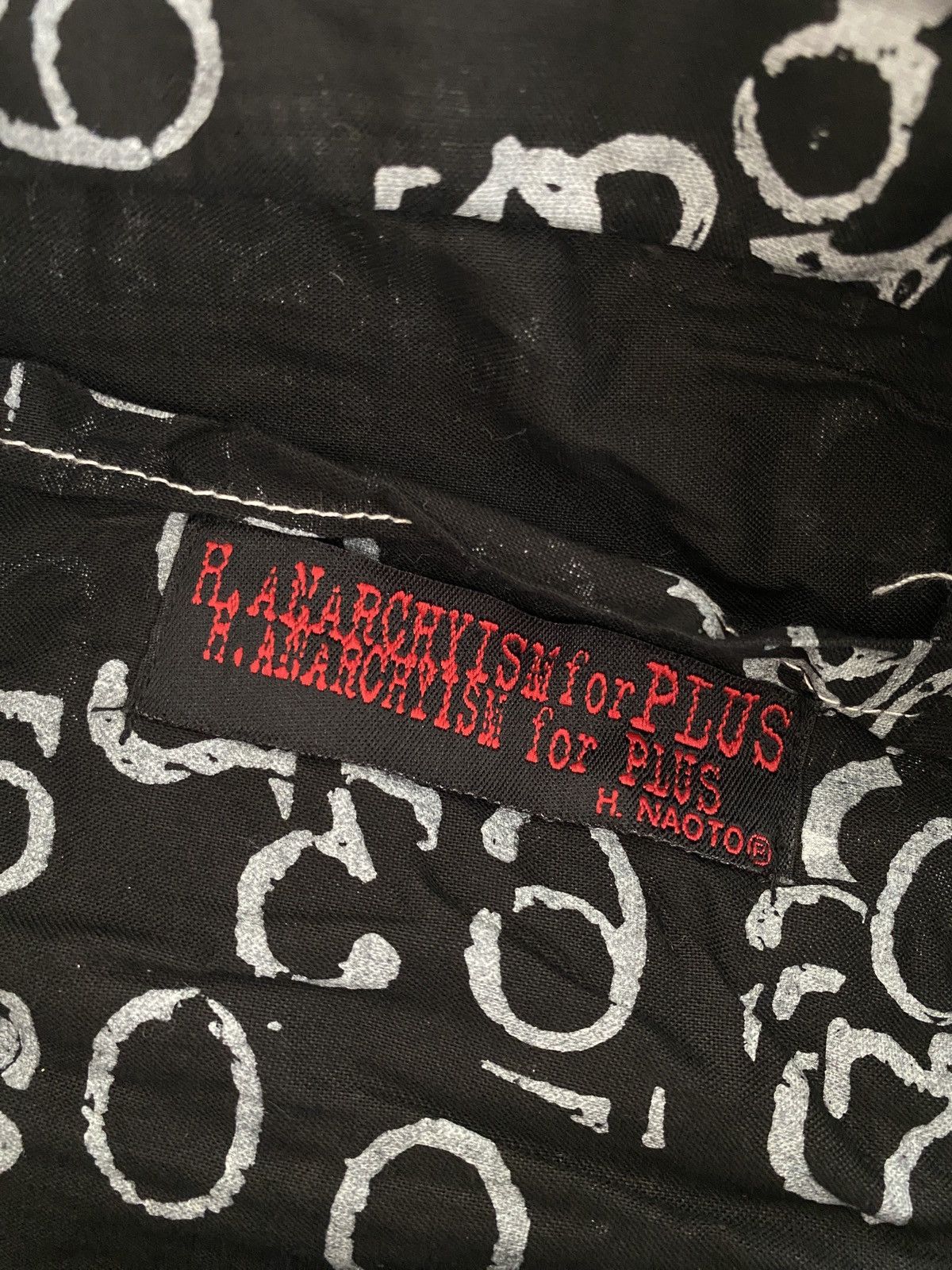 If Six Was Nine × Seditionaries H Anarchyism For Plus H Naoto Cyberpunk/Goth Tote Bag Size ONE SIZE - 14 Thumbnail