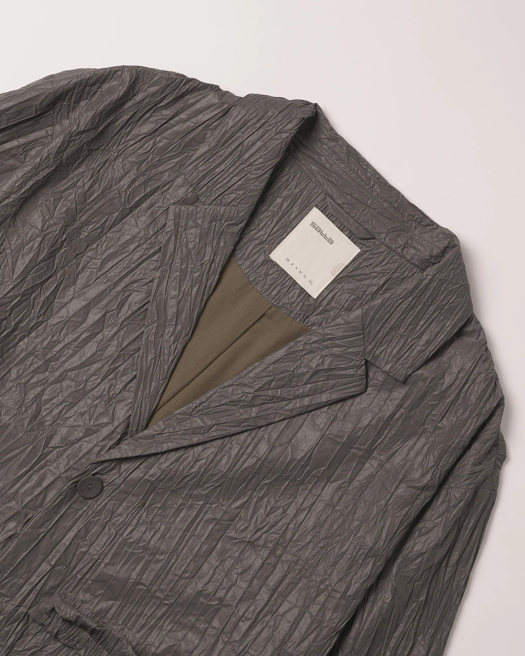 Satta Satta Crinkle Blazer - Graphite Size US M / EU 48-50 / 2 - 3 Thumbnail