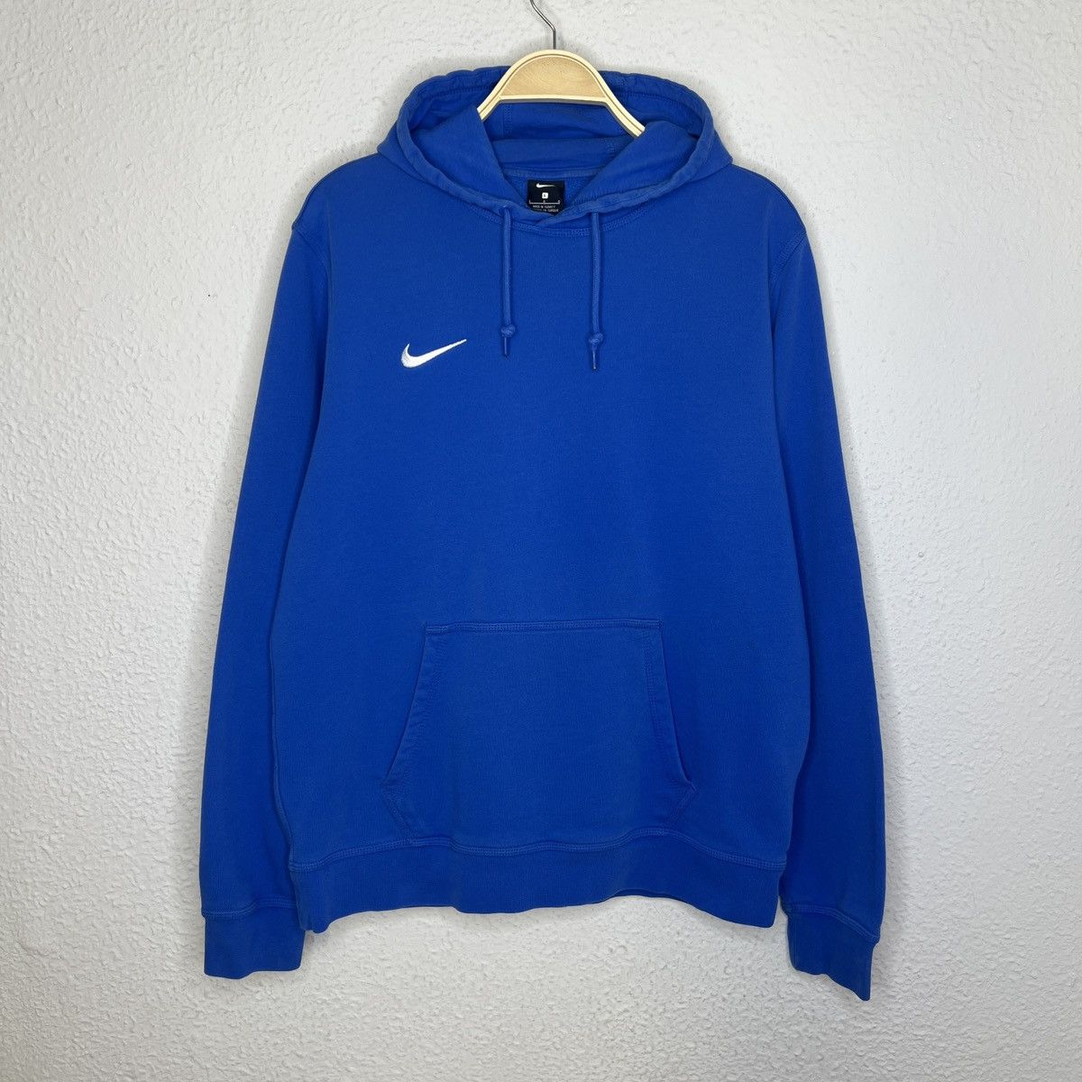 VTG Nike Men's Crewneck Sweatshirt 90's Swoosh 2024 Essentials Blue Label XL Black