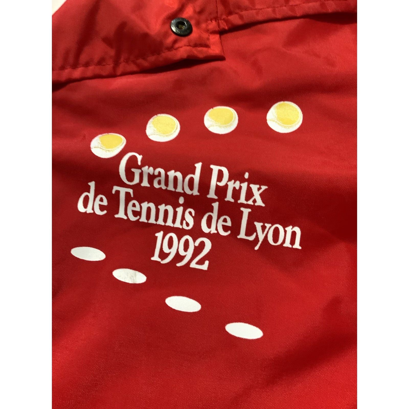 Vintage VINTAGE 1992 Grand Prix De Tennis De Lyon ATP Open Windbreaker Jacket XL Sz. XL Size US XL / EU 56 / 4 - 6 Thumbnail