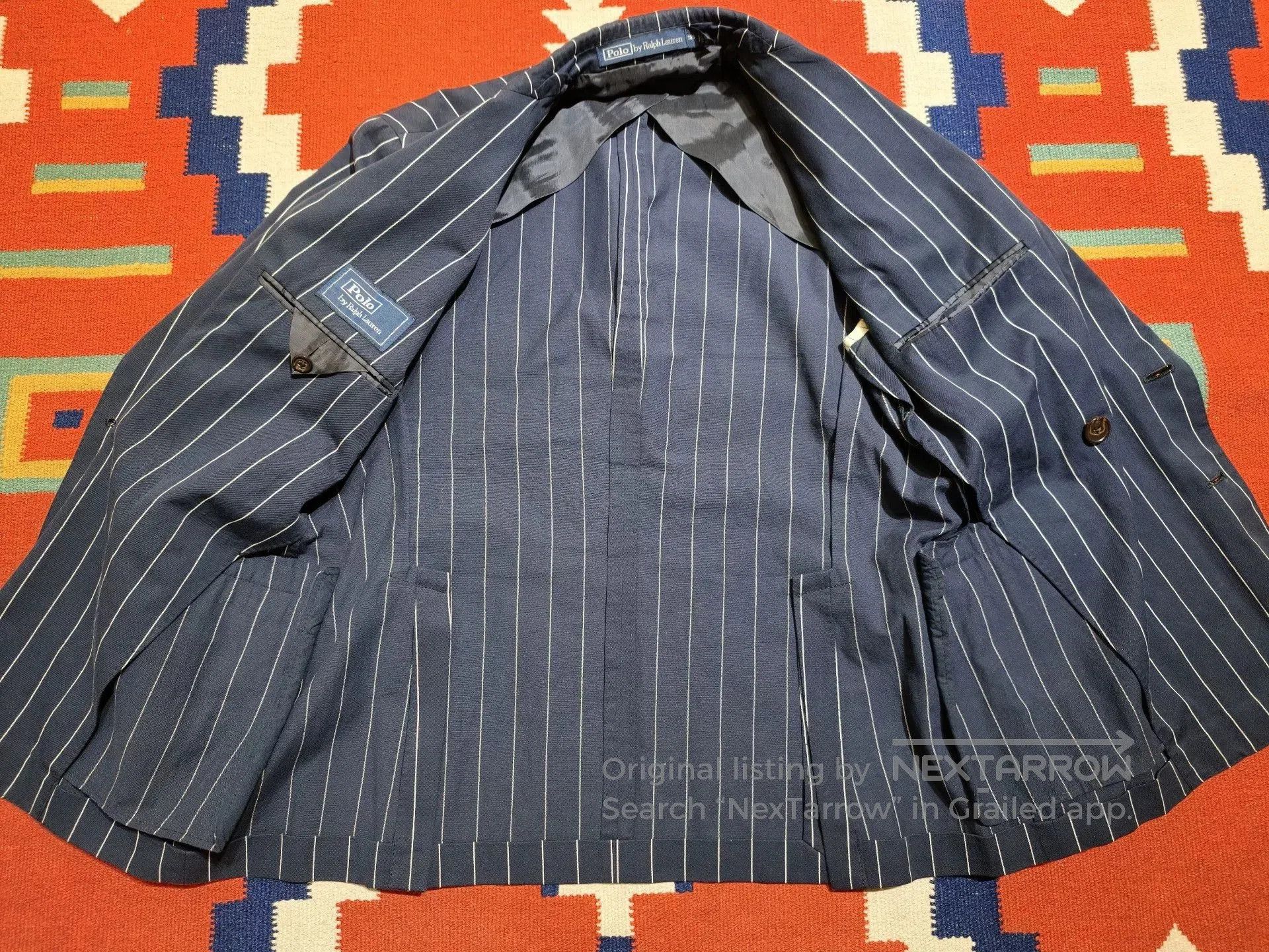 Polo Ralph Lauren Polo Ralph Lauren Navy Stripe Blazer. Size US S / EU 44-46 / 1 - 6 Thumbnail