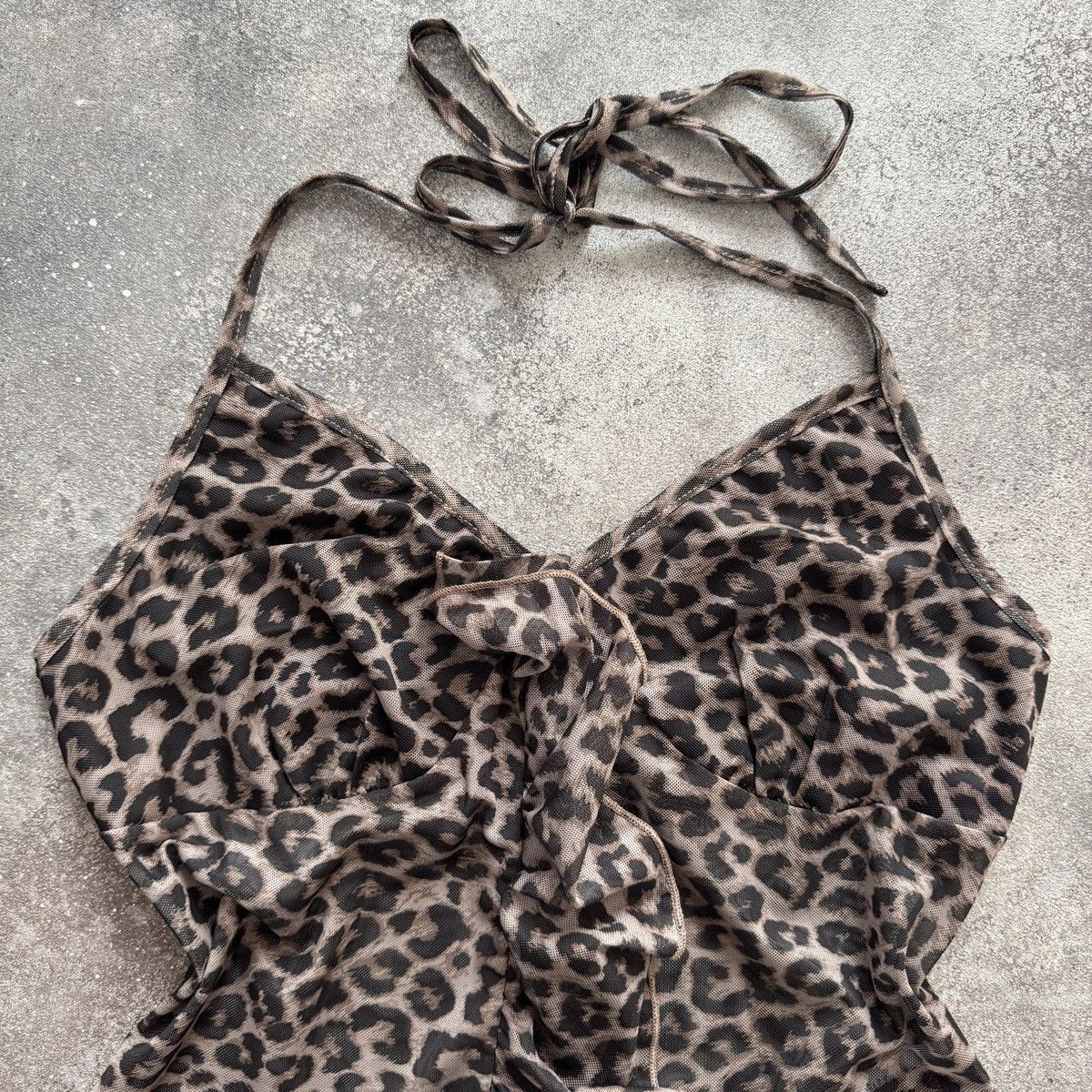 Hysteric Glamour Romwe Y2K Vintage Leopard Print Mesh Top Size M / US 6-8 / IT 42-44 - 3 Thumbnail