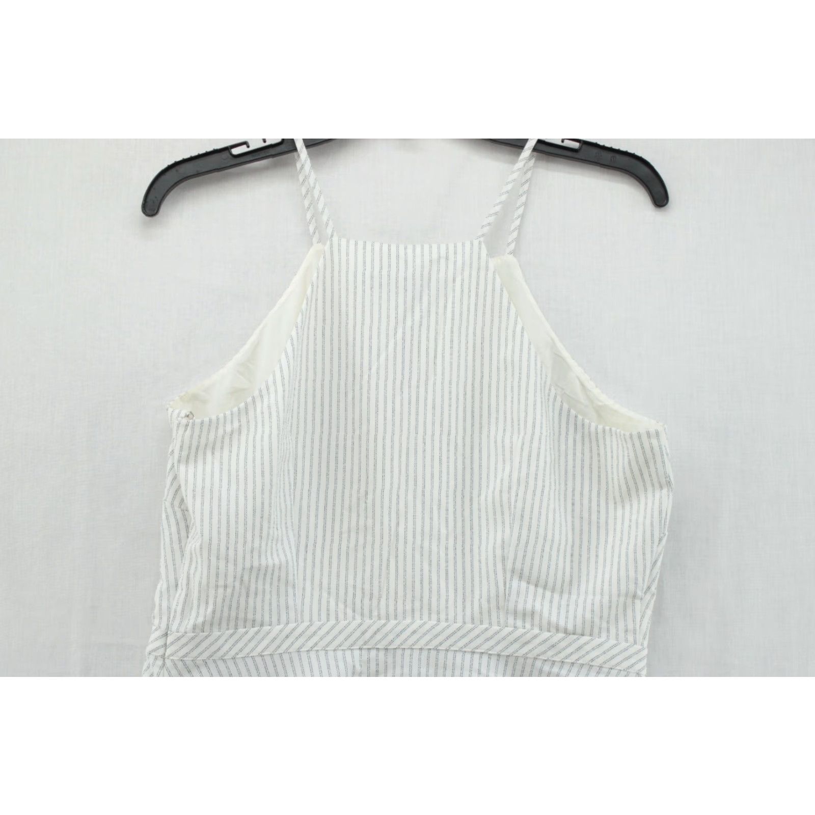 Banana Republic NWT Banana Republic Sadie High Top Women's Size 8 White Beige peplum preppy Blouse Shirt Sleeveless Regular Womens Size M / US 6-8 / IT 42-44 - 2 Thumbnail