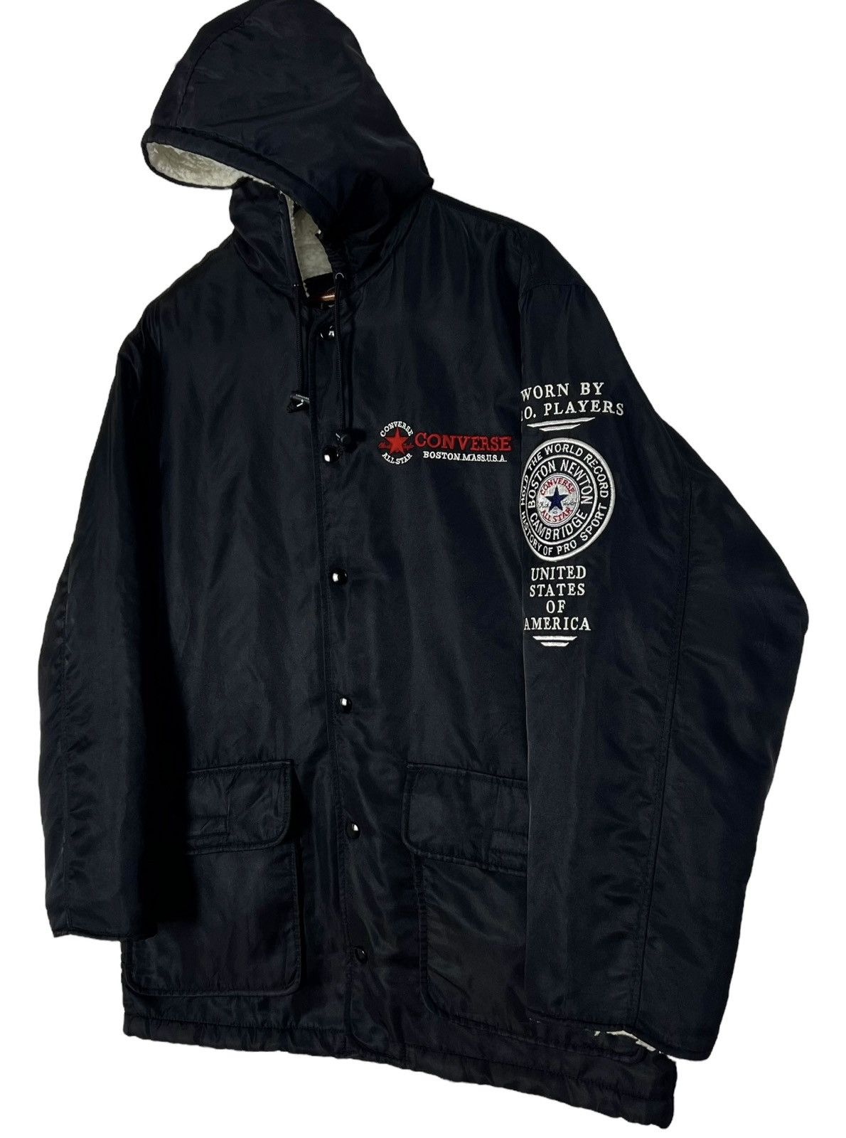 Converse Vintage Converse Worn by Pro Players Fur Jacket Size US L / EU 52-54 / 3 - 5 Thumbnail