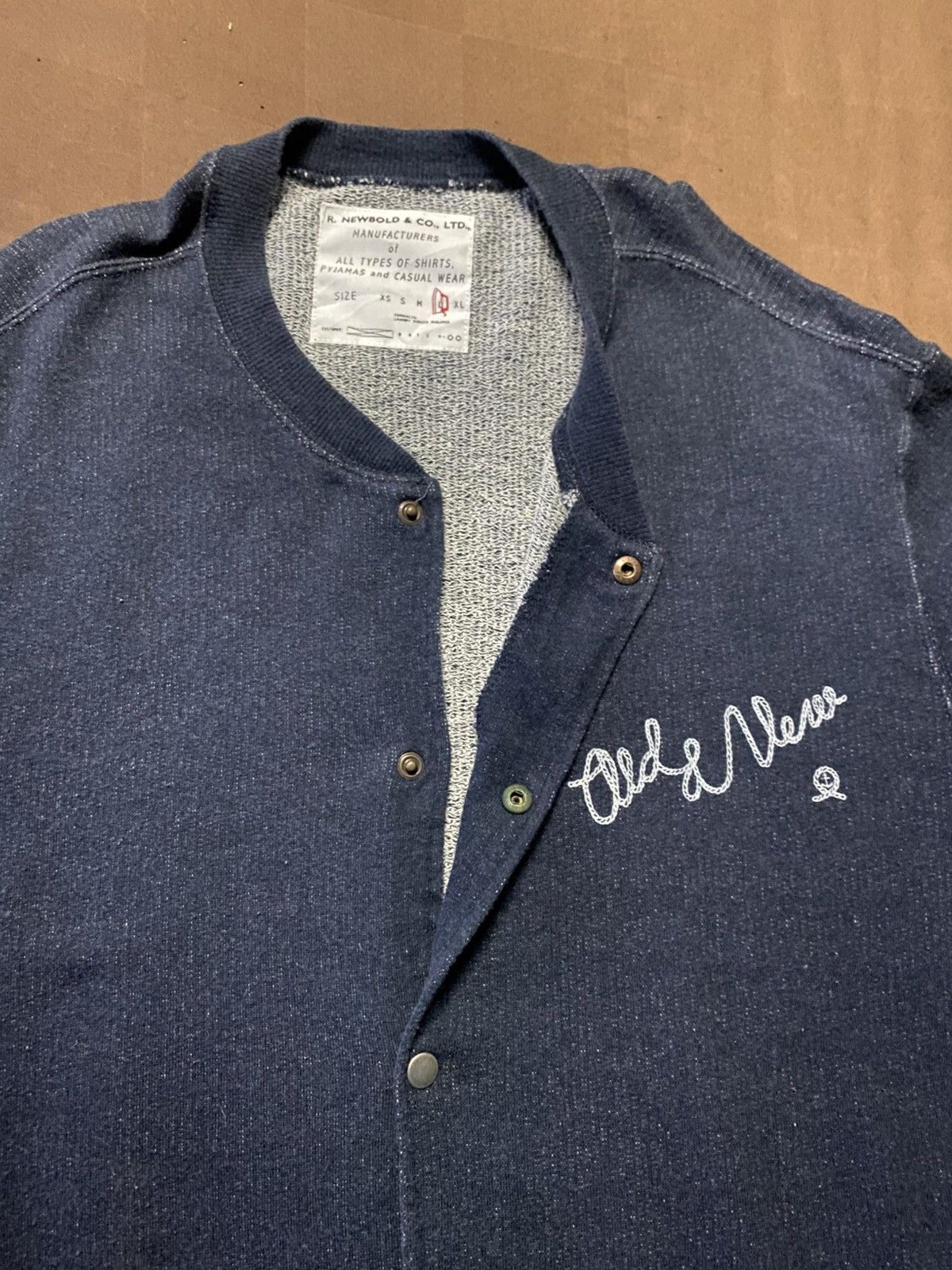 R.Newbold R.Newbold Button Navy Cardigan Size US L / EU 52-54 / 3 - 4 Thumbnail