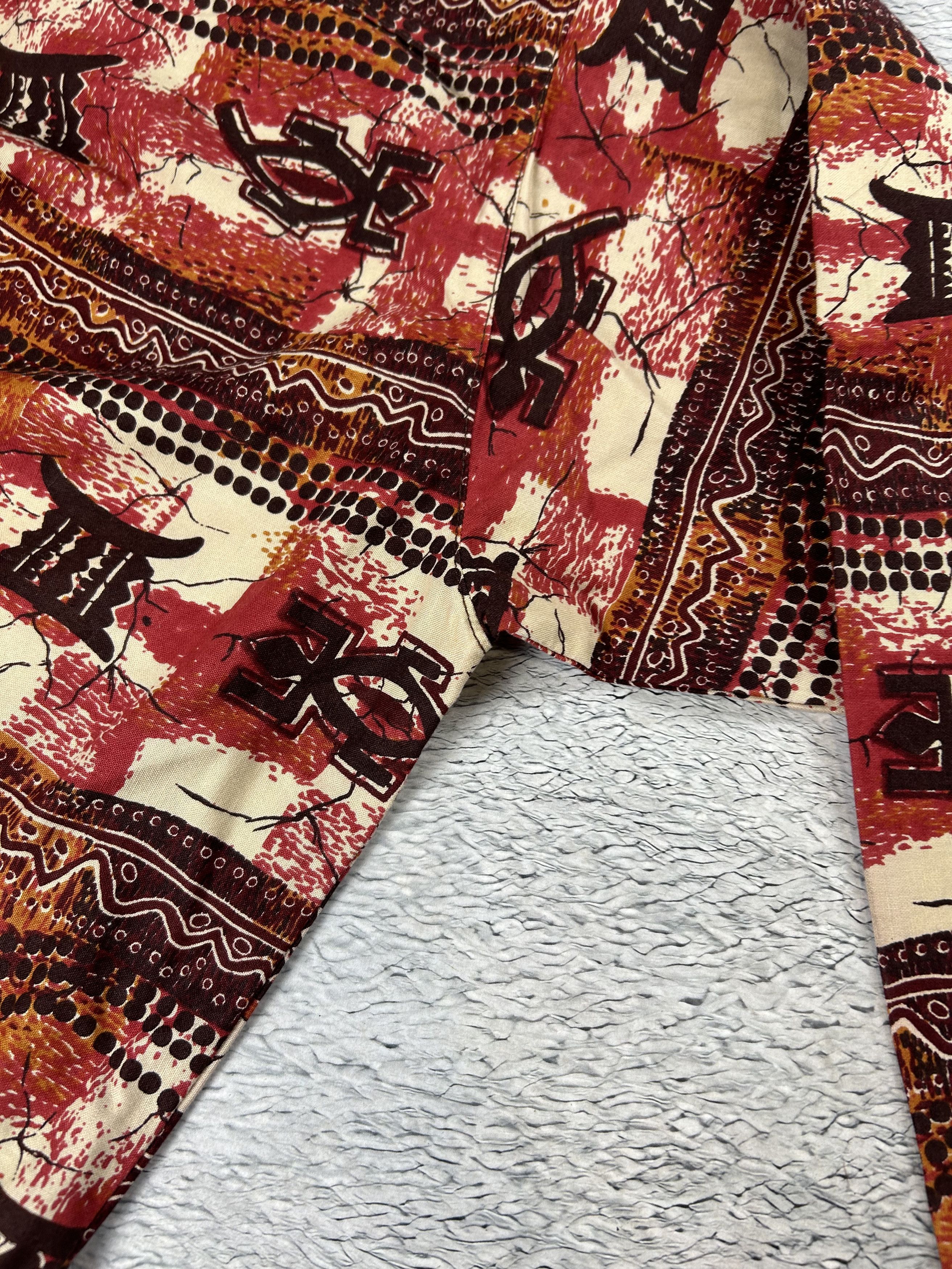 Flannel × Japanese Brand × Vintage Vintage Chinese shirts Monogram AOP Oldmoney Oversize Size US XL / EU 56 / 4 - 10 Thumbnail