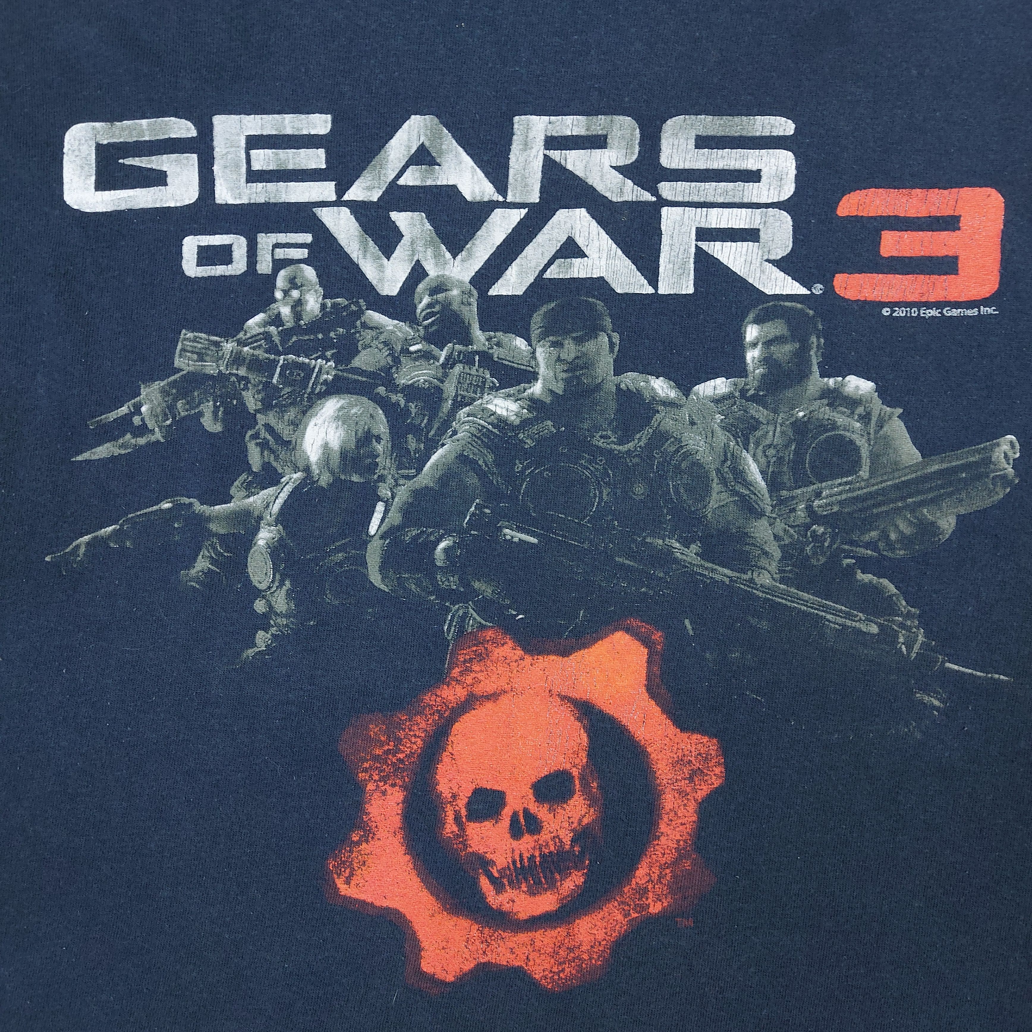 Microsoft Official 2010 Gears of War 3 Xbox 360 Epic Games TEE Size US L / EU 52-54 / 3 - 2 Thumbnail