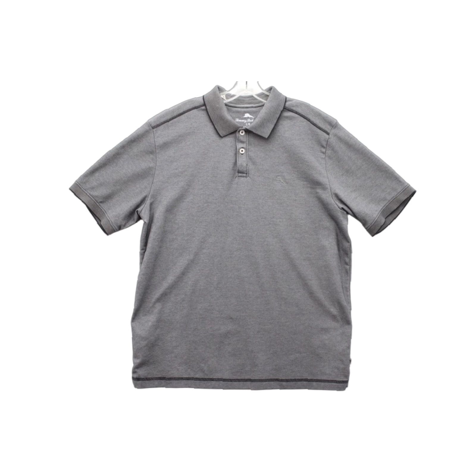 Tommy Bahama VINTAGE Tommy Bahama Golf Polo Shirt Men's Large Black Gray Embroidered Marlin Logo Size US L / EU 52-54 / 3 - 1 Thumbnail