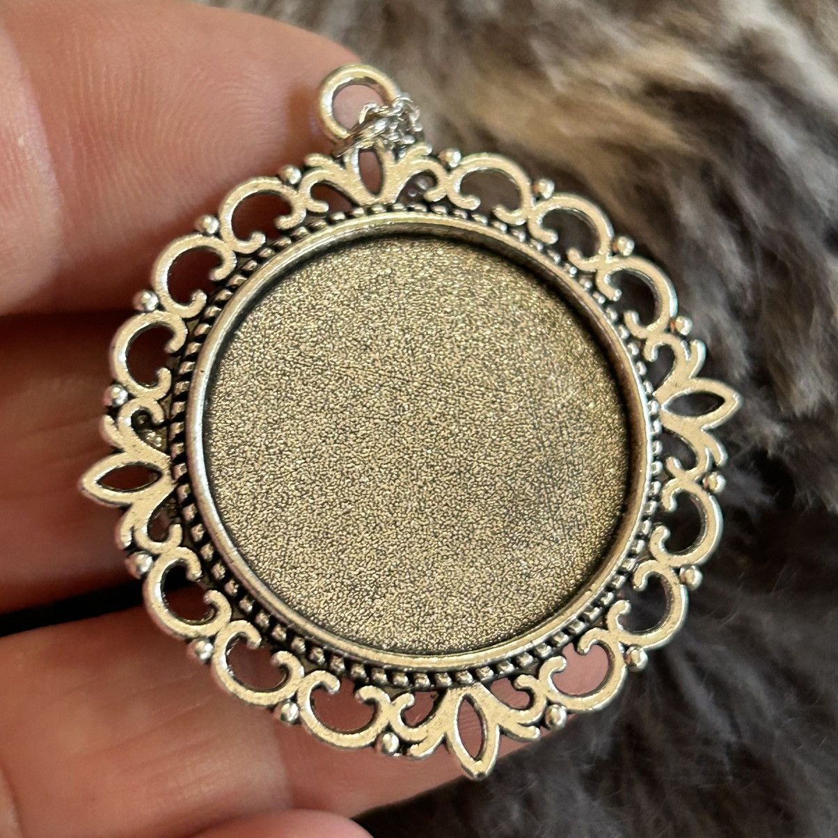 Handmade Handcrafted repurpose shadow box gem pendant necklace Size ONE SIZE - 8 Thumbnail