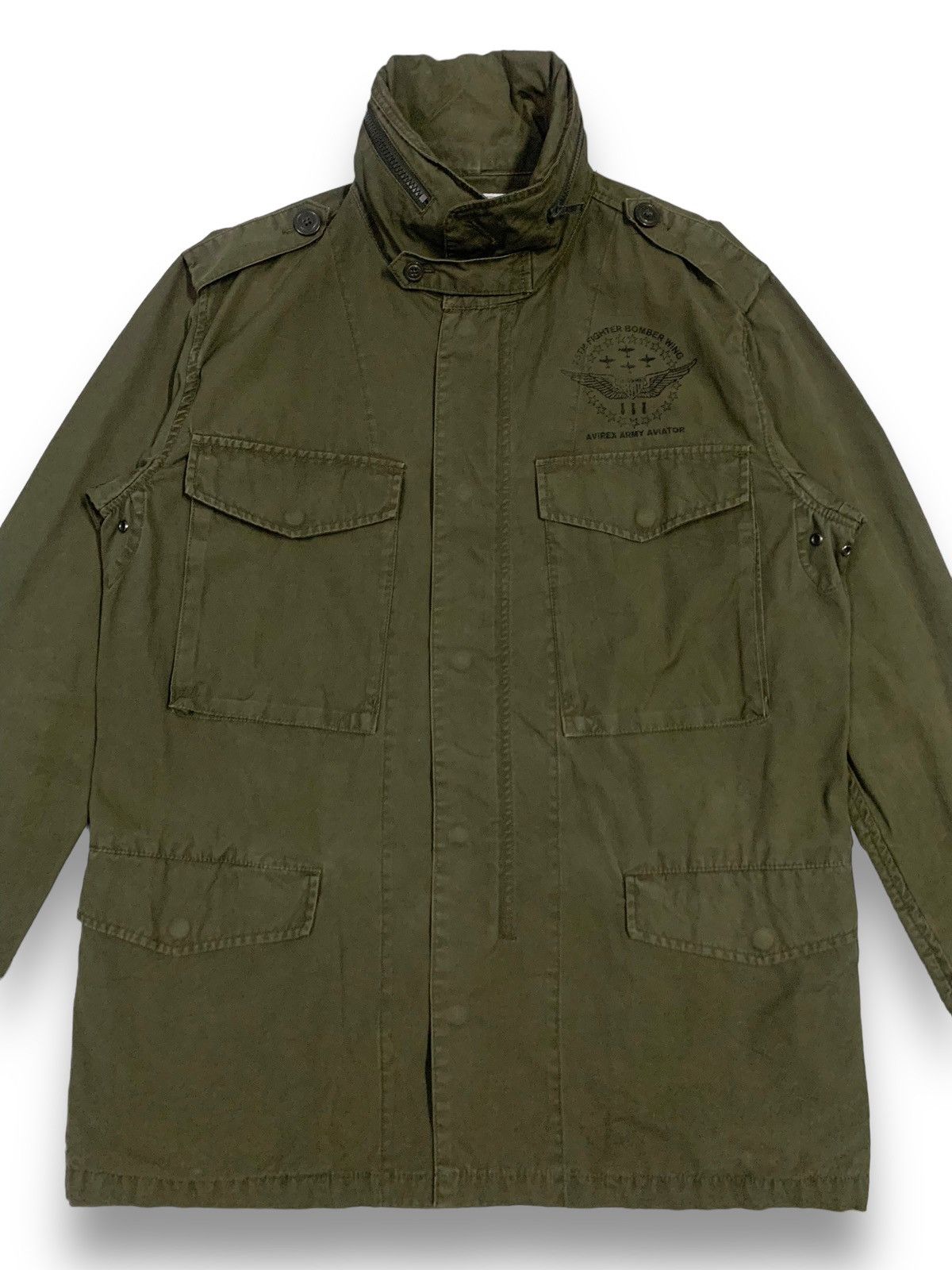Avirex Vintage Avirex USA Tactical Military Field Jacket Size US L / EU 52-54 / 3 - 4 Thumbnail