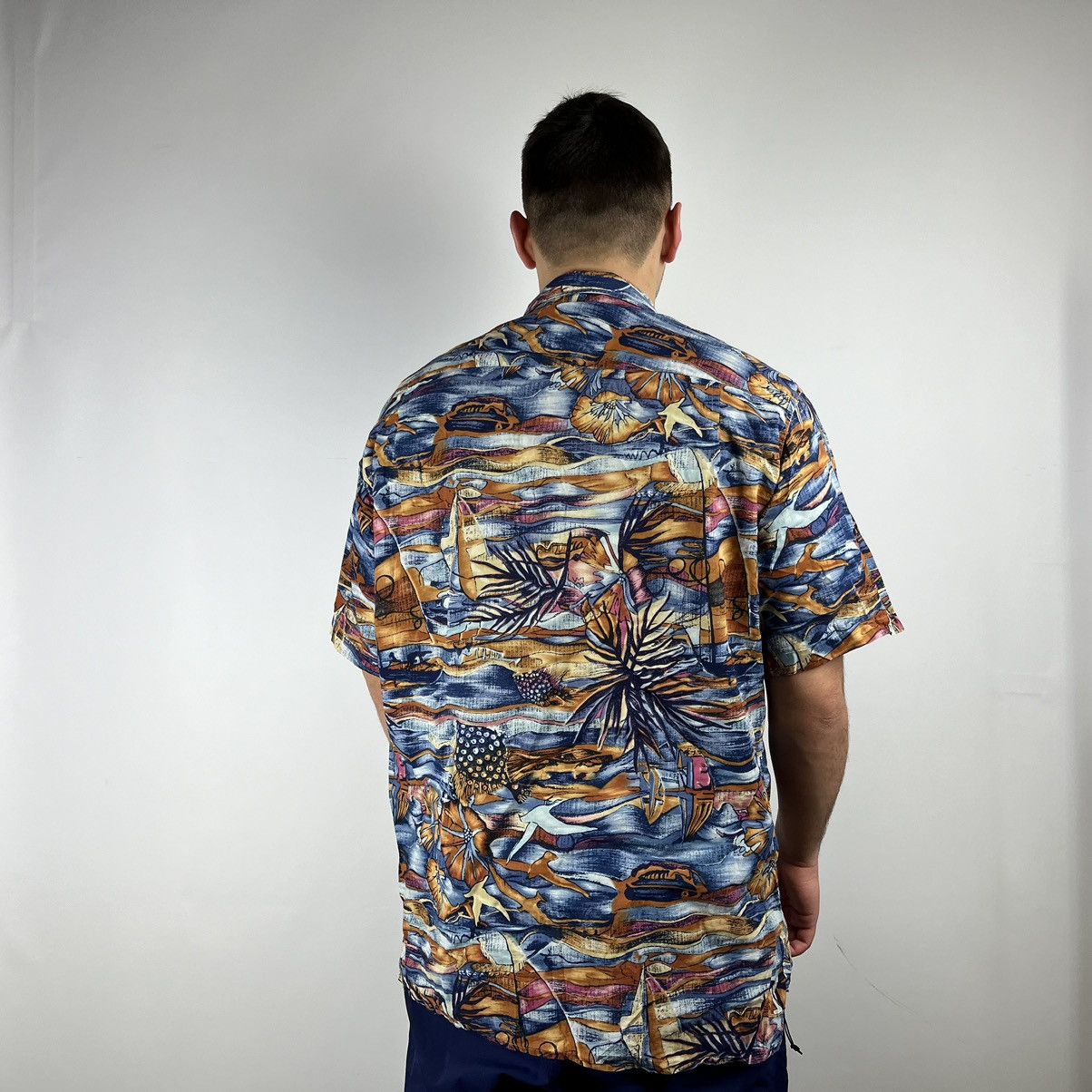 Ermenegildo Zegna Ermenegildo zegna shirt short sleeve Hawaii size Large Size US L / EU 52-54 / 3 - 2 Thumbnail
