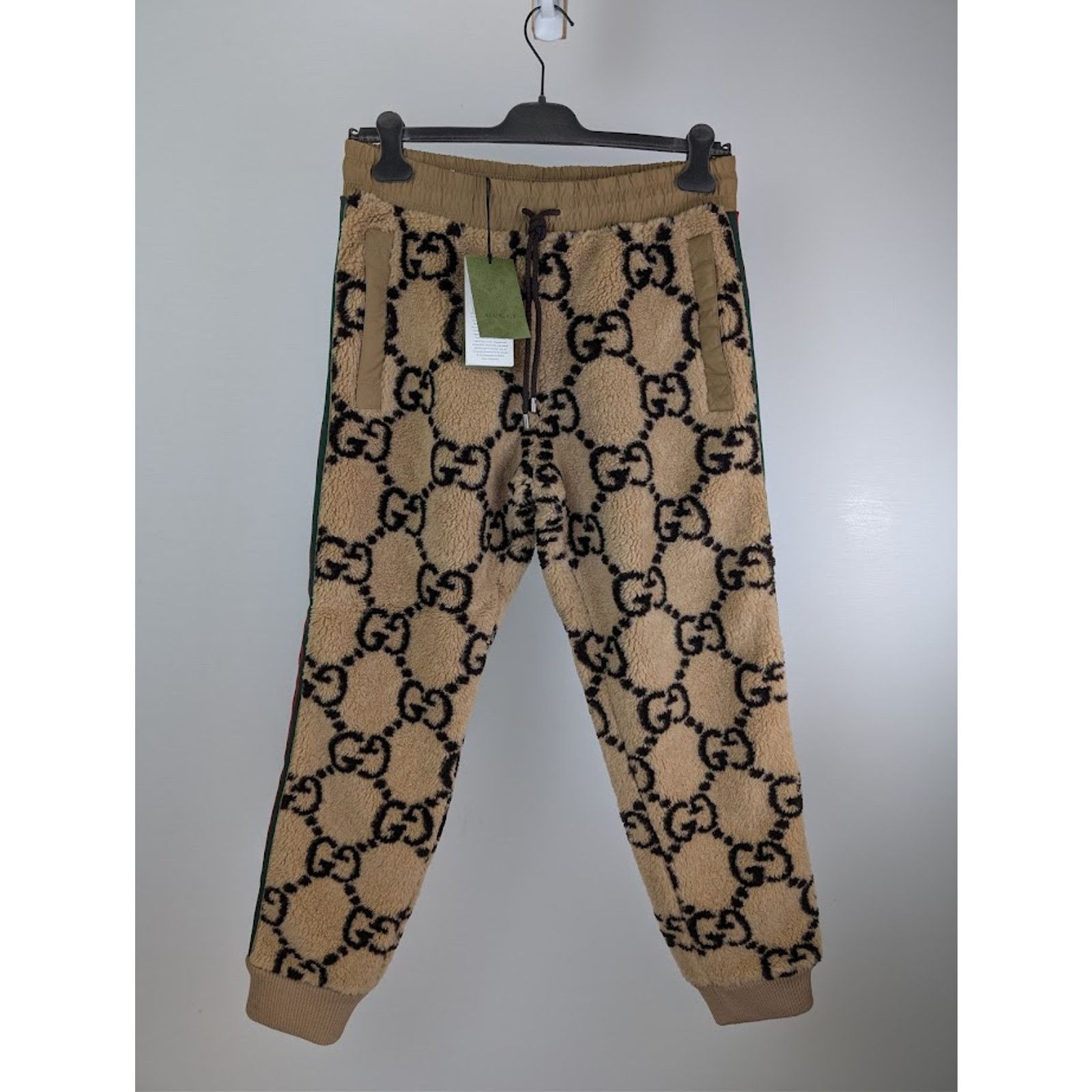 Gucci o1rshd1 GG Jacquard Jogging Pant & Sweatpants in Camel Size US 32 / EU 48 - 2 Thumbnail