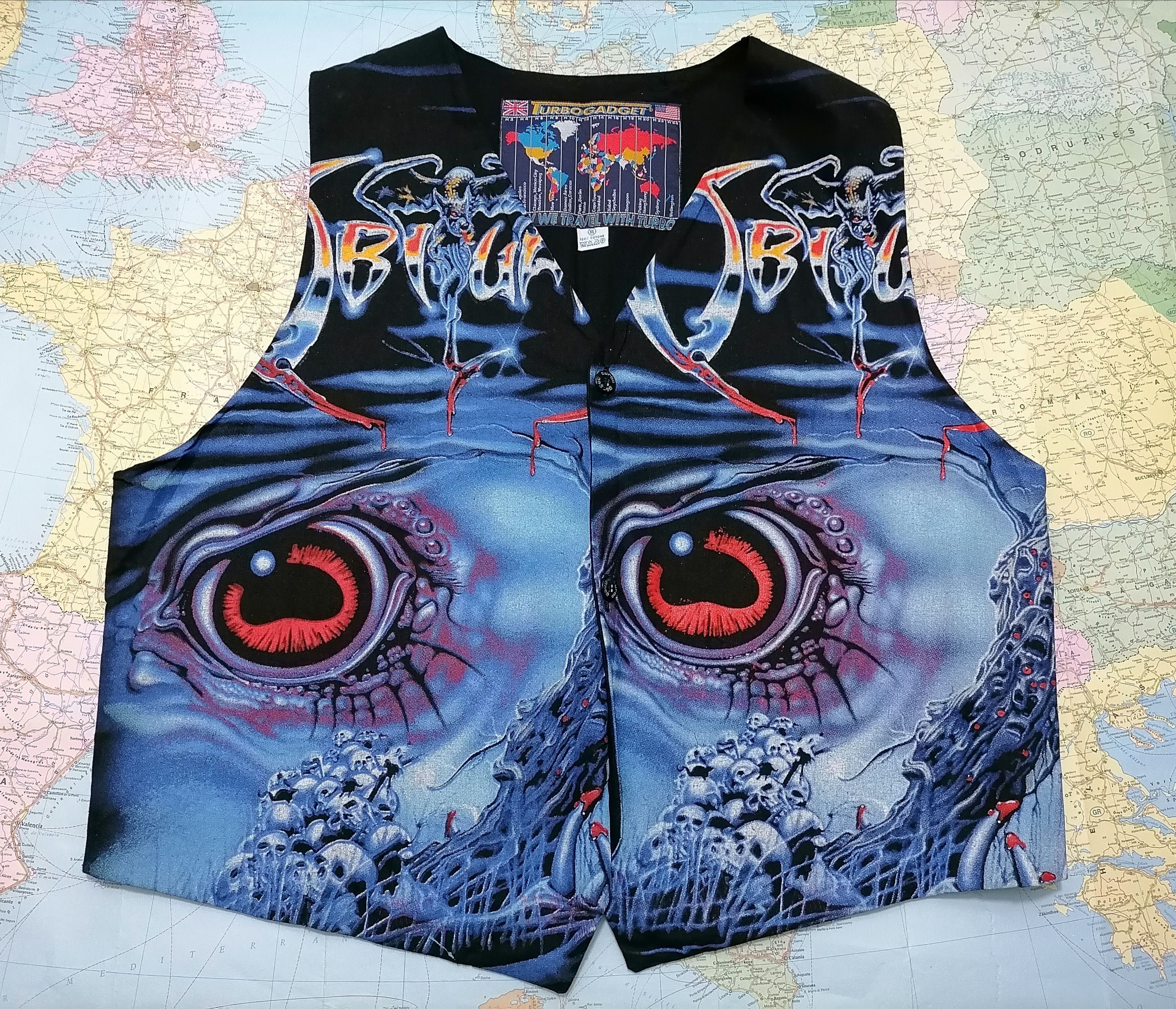 Vintage Vintage Gilet / Vest OBITUARY , XL Turbo Gadget Size US XL / EU 56 / 4 - 1 Thumbnail