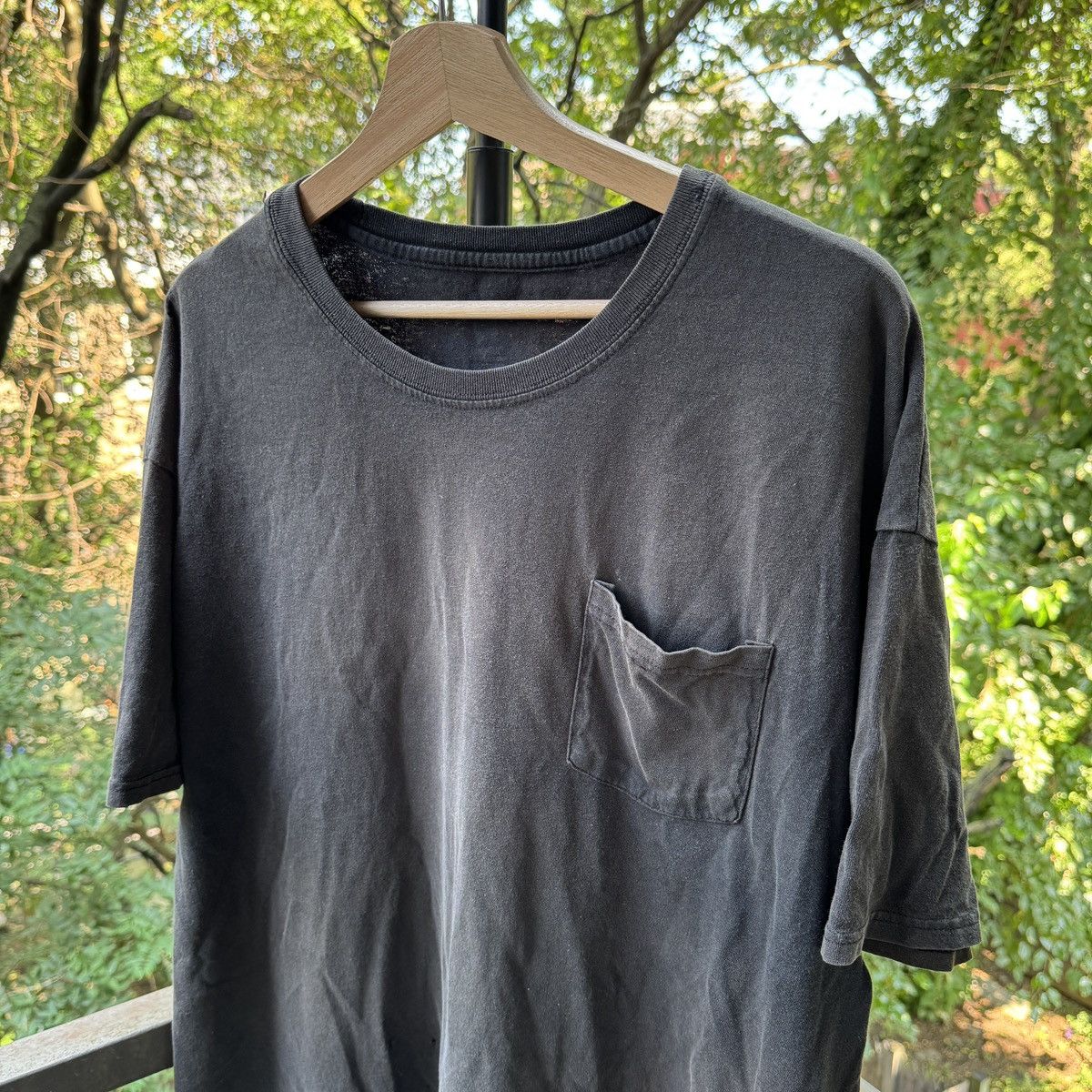 Vintage Thrashed Faded Distressed Black Shirt ERD Grunge Chrome Size US XXL / EU 58 / 5 - 3 Thumbnail