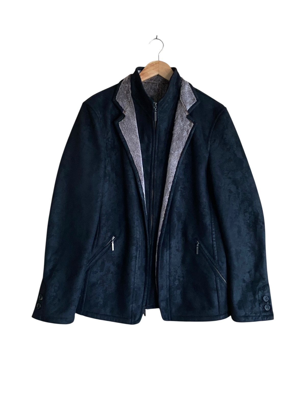 Japanese Brand Vintage Japanese Brand Men’s Tenoras Fur Jacket 1990s Size US S / EU 44-46 / 1 - 1 Thumbnail