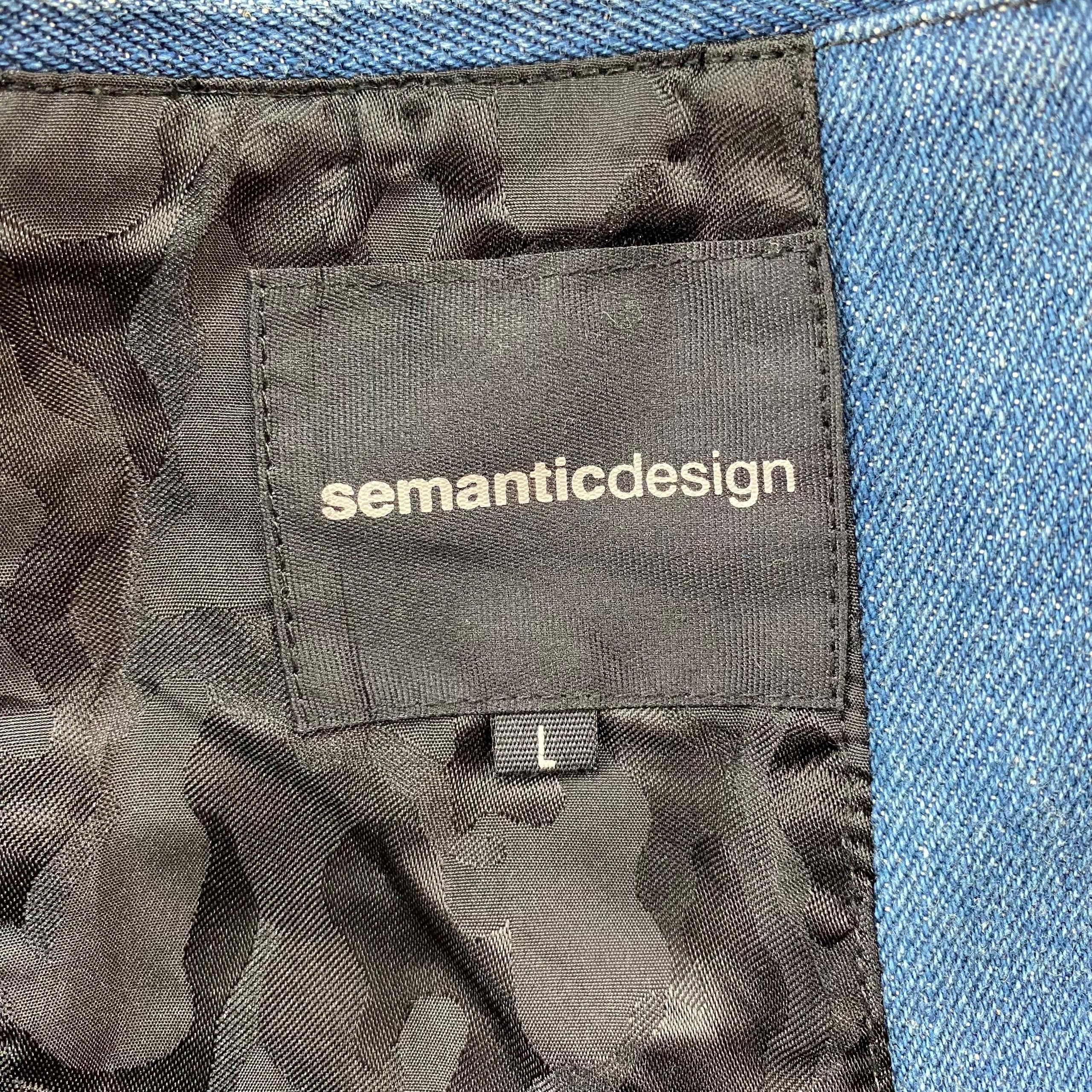 Vintage Semantic Design Denim Jacket