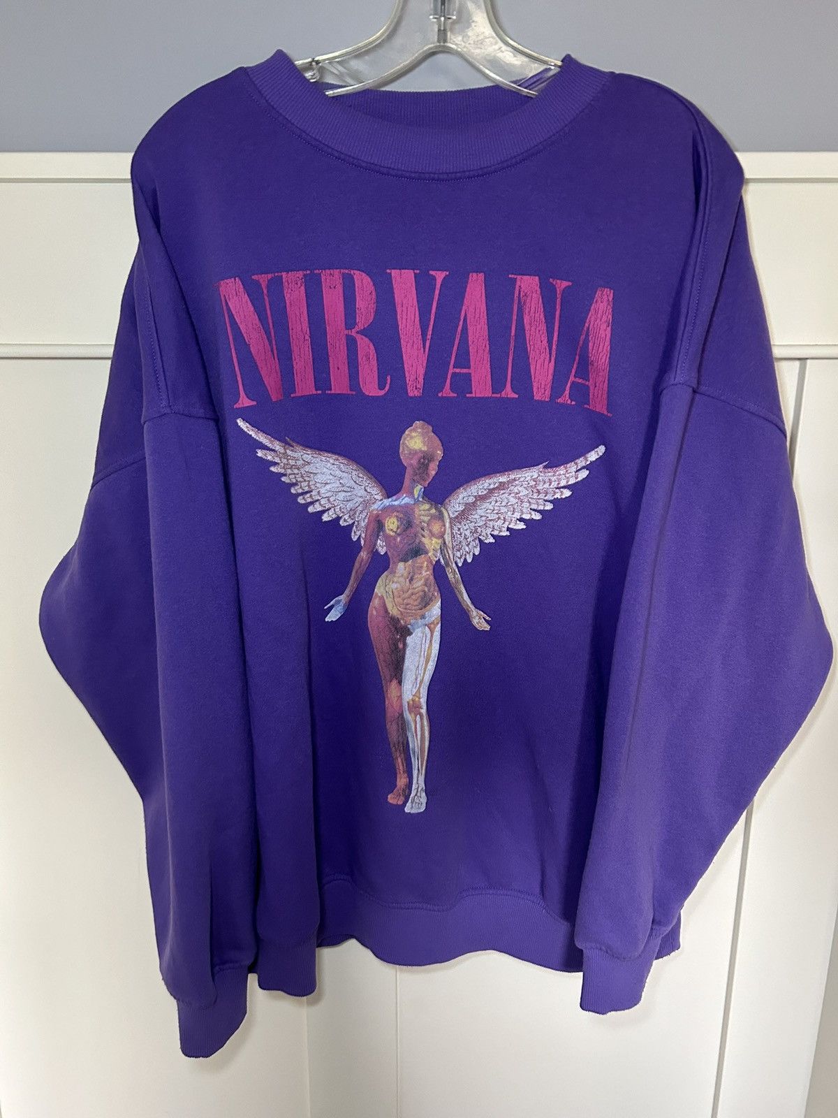 Nirvana Nirvana “In Utero” angel purple crewneck sweatshirt Size US L / EU 52-54 / 3 - 1 Thumbnail
