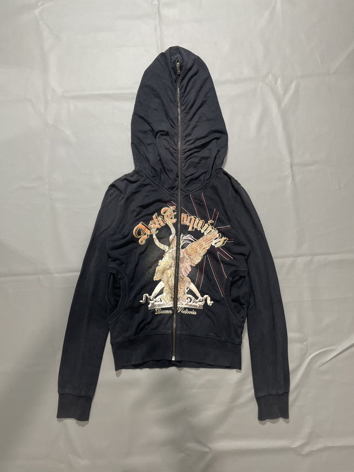 Hysteric Glamour Ask Enquired Gothic Mask Zip Hoodie Ifsix lgb punks style Size S / US 4 / IT 40 - 1 Thumbnail