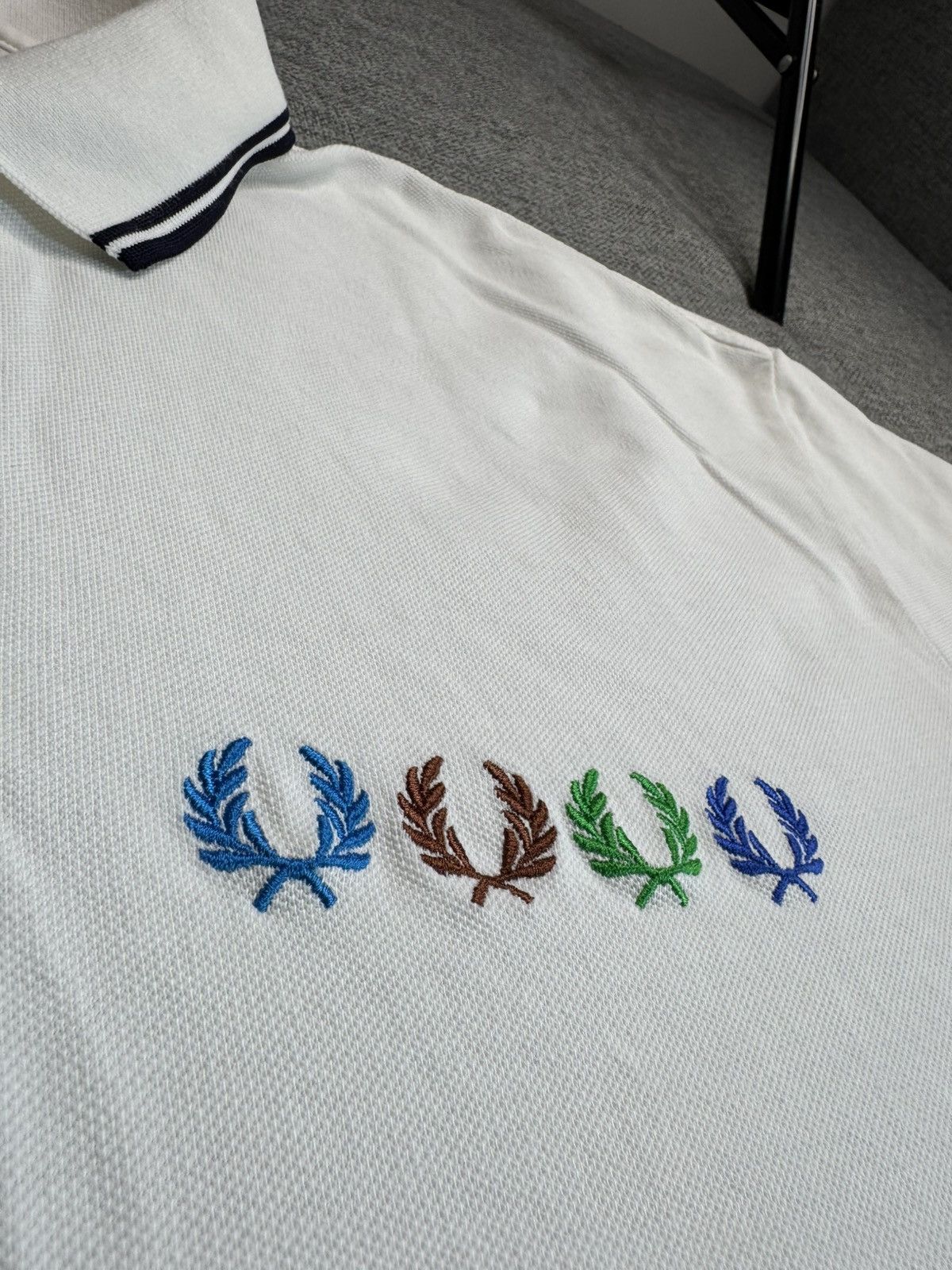 Fred Perry Fred Perry Beams Big Logo Collar white T-Shirt Size US L / EU 52-54 / 3 - 2 Thumbnail