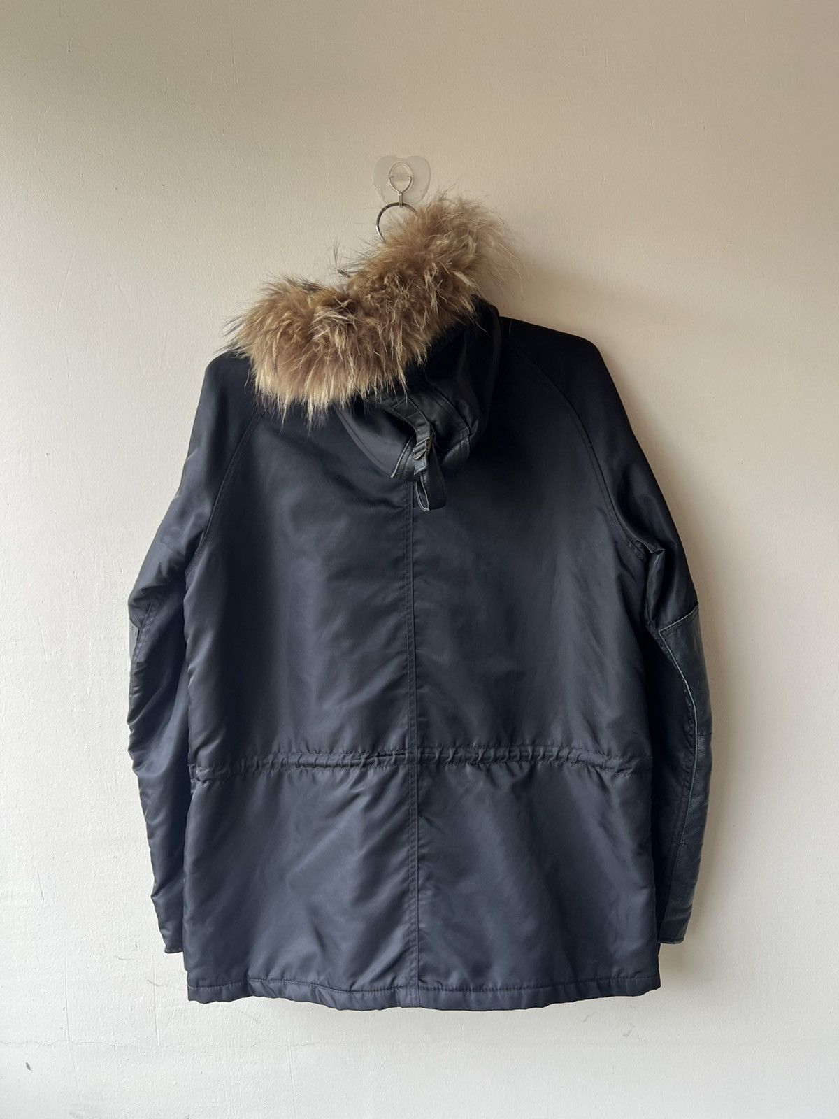 Le Grande Bleu (L.G.B.) HOUSTON N3B Style Racoon Fur Hybrid Lambhide Parka Jacket Size US M / EU 48-50 / 2 - 3 Thumbnail