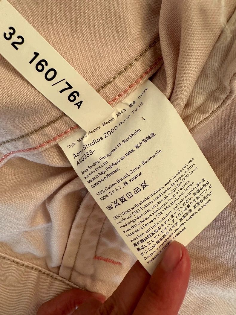 Acne Studios Acne studios Pink wash denim jacket 2502-Nextarrow Size US S / EU 44-46 / 1 - 6 Thumbnail