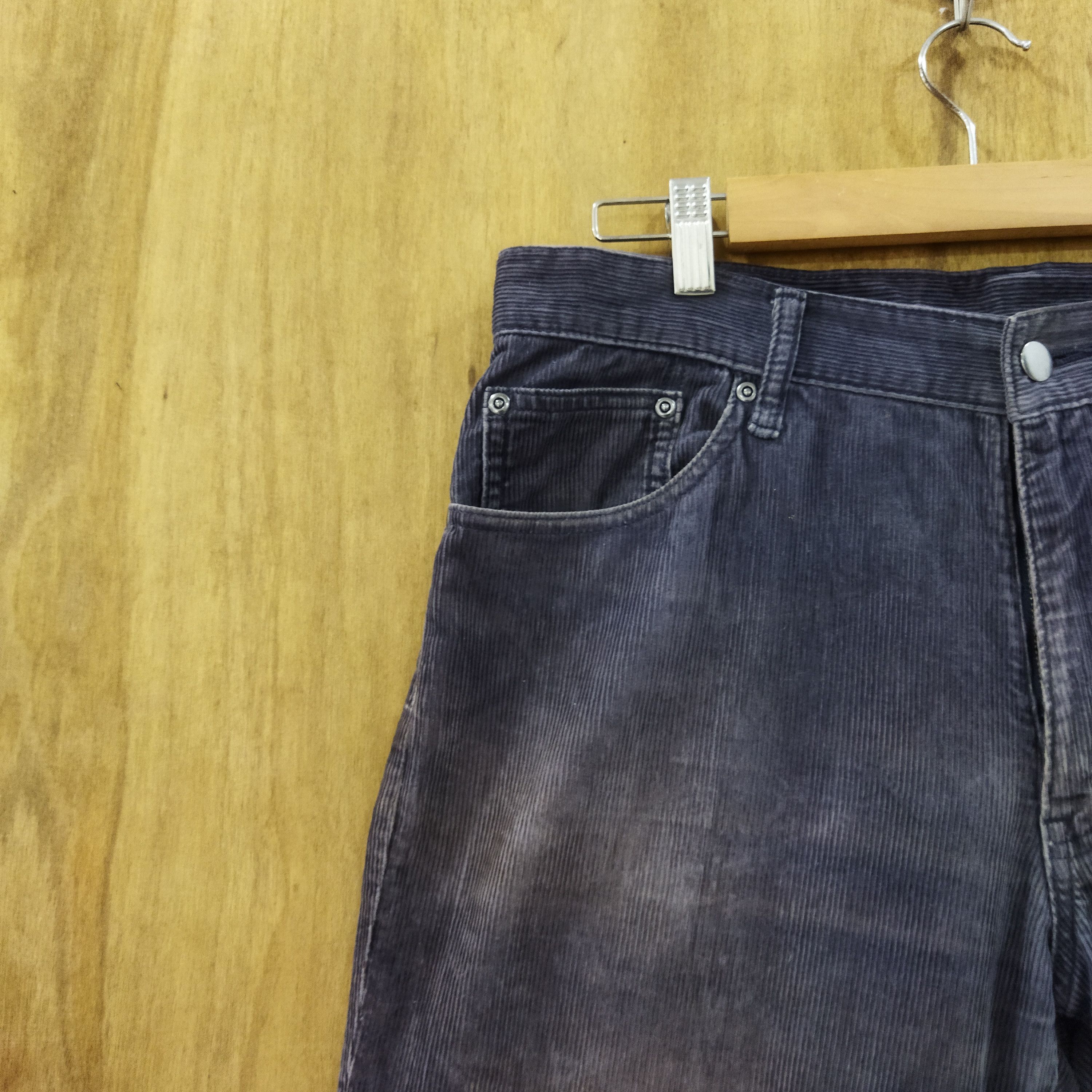Japanese Brand JAPANESE BRAND FADED BLACK CORPUROY PANTS Size US 32 / EU 48 - 4 Thumbnail
