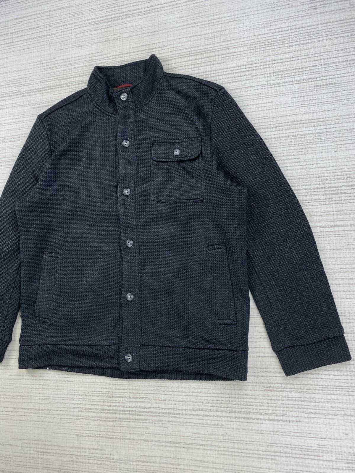 Japanese Brand × Kansai Yamamoto Vintage 90s Kansai Yamamoto Homme Buttoned Knit Jacket Size US XL / EU 56 / 4 - 4 Thumbnail