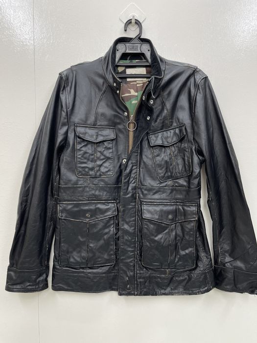 Leather rotor outlet jacket