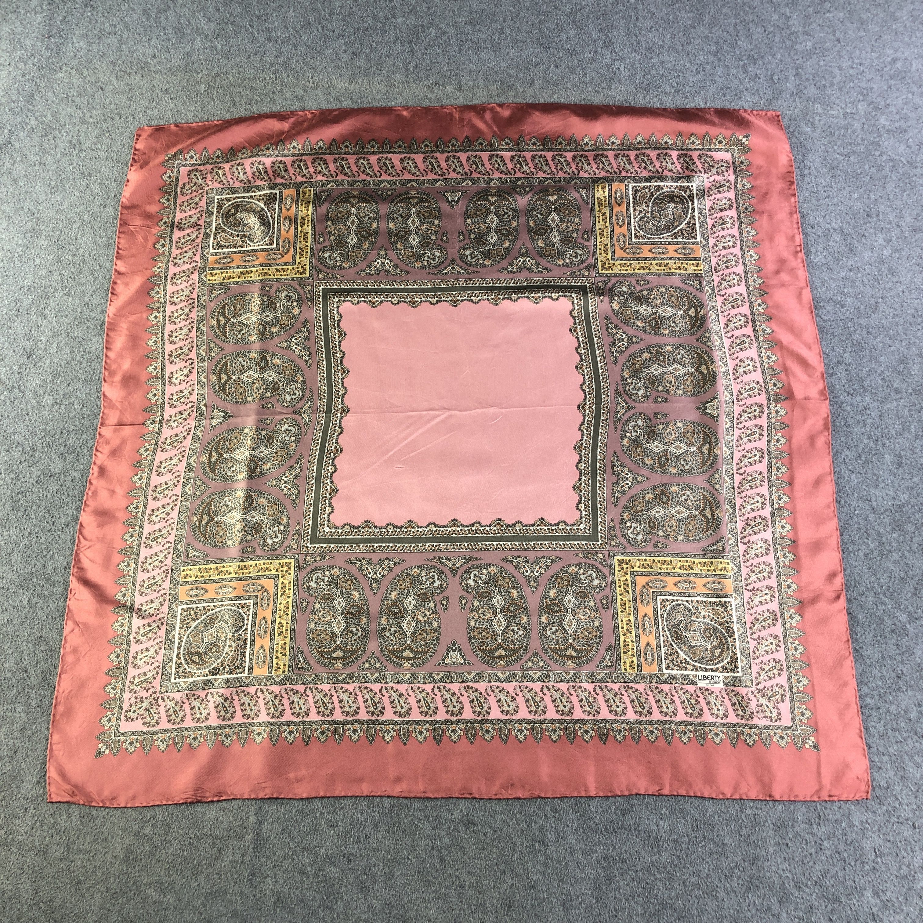 Liberty Liberty Of London Hand Rolled Paisley Silk Scarf M1149 Size ONE SIZE - 2 Thumbnail