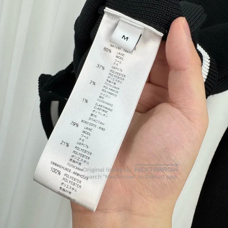 Givenchy Givenchy Embroidered Letter Black and White Wool Baseball Size US M / EU 48-50 / 2 - 8 Thumbnail