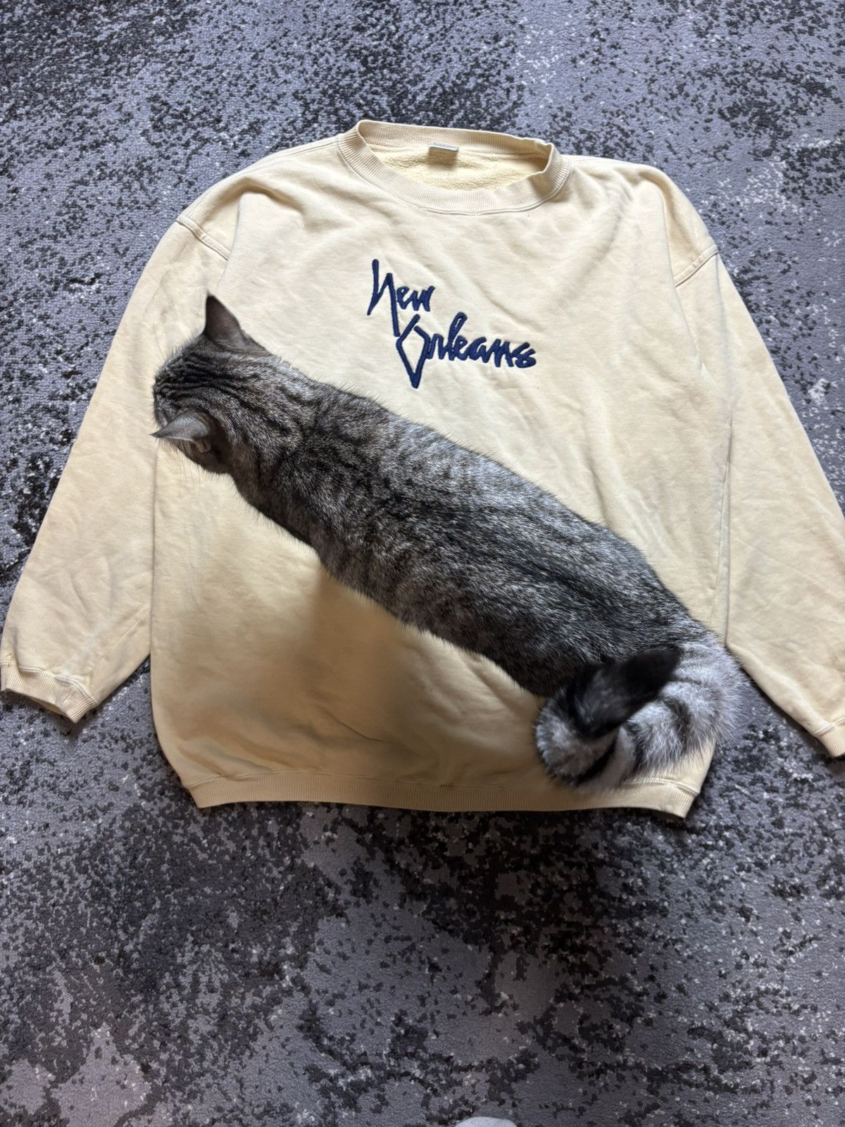 Japanese Brand × Vintage Vintage Y2K New Orleans Baggy Balenci Style Sweatshirts Size L / US 10 / IT 46 - 2 Thumbnail