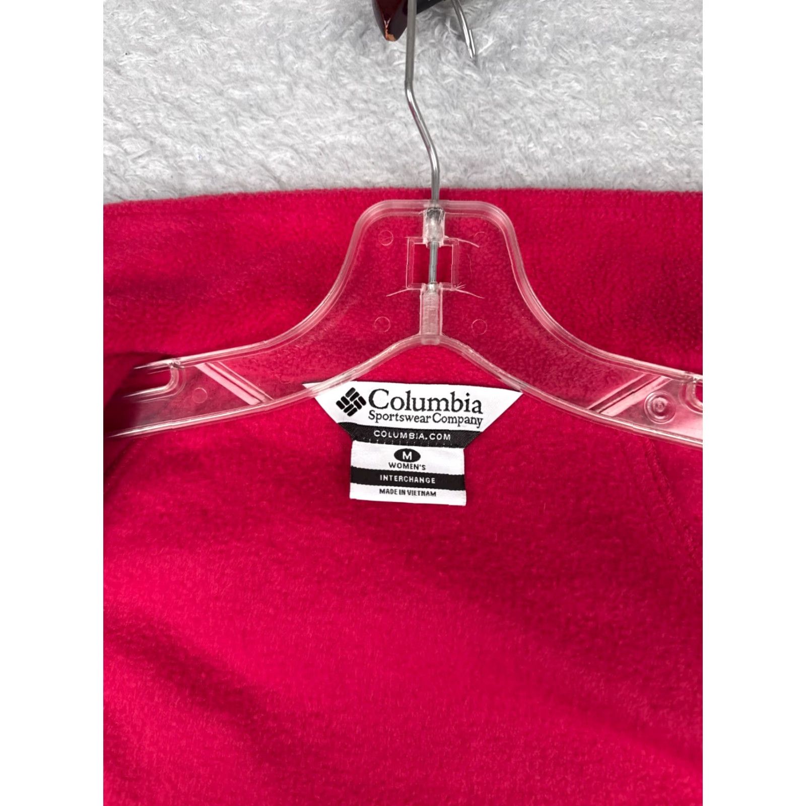 Pinko Columbia Jacket Womens Medium Pink Black Interchange Full Zip Polyester Fleece Size M / US 6-8 / IT 42-44 - 3 Thumbnail