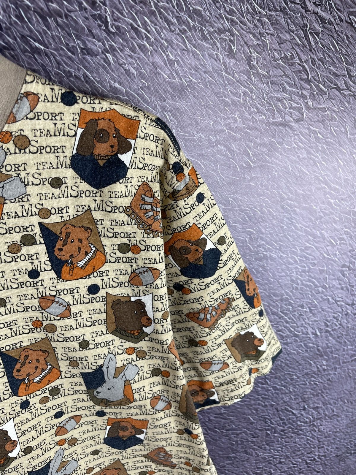 Japanese Brand × Jean Charles De Castelbajac × Vintage Jean Charles de Castelbajac Sport animal pattern tee shirt Size US M / EU 48-50 / 2 - 9 Thumbnail