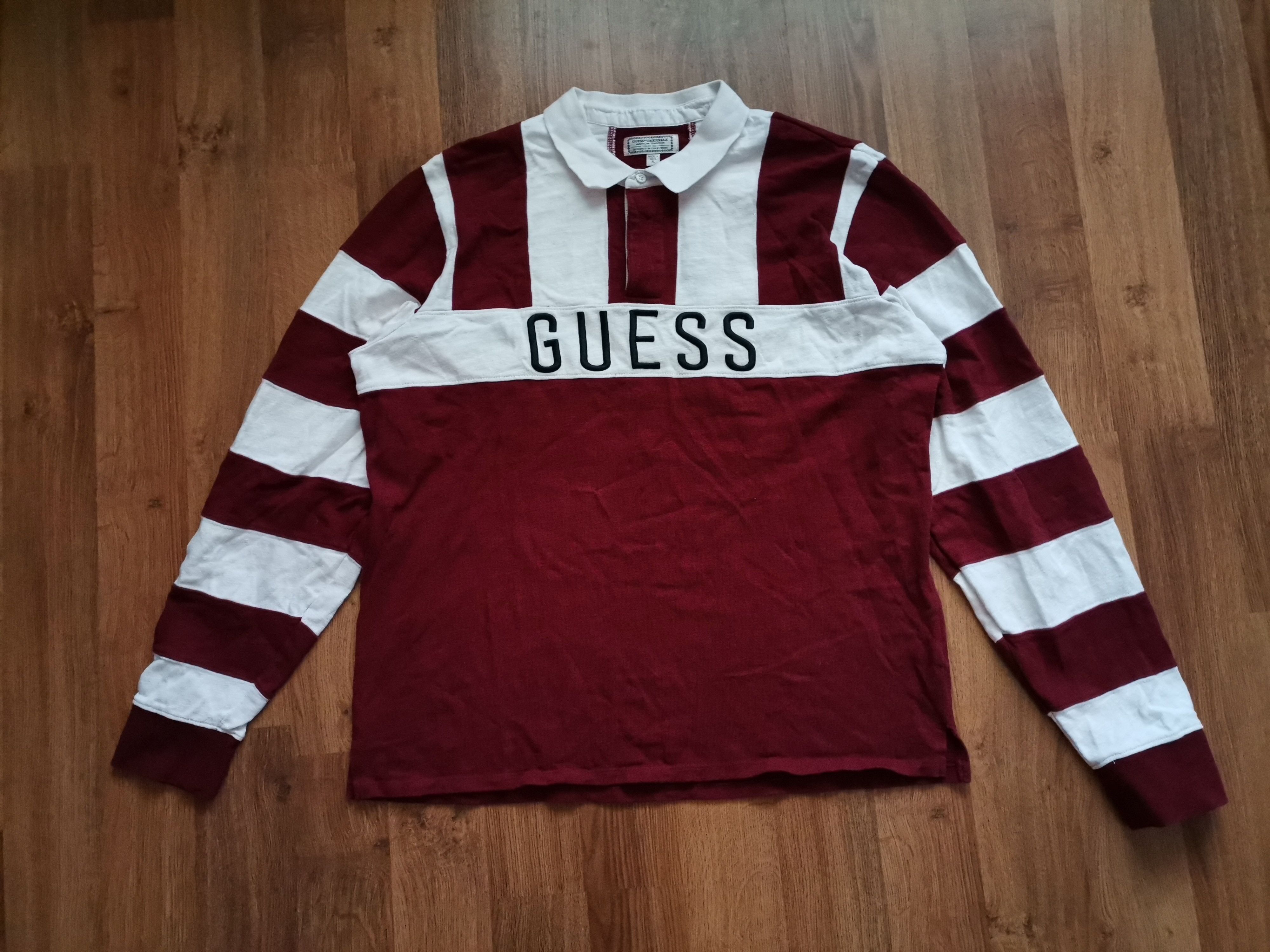 Guess × Vintage Vintage Guess Rugby Polo Size US XL / EU 56 / 4 - 1 Thumbnail