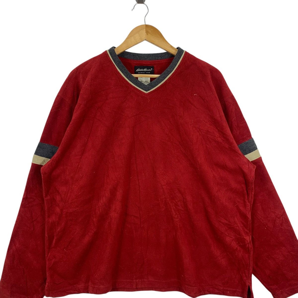 Eddie Bauer Vintage EDDIE BAUER USA Minimalist Baggy Fleece Sweater Size XL / US 12-14 / IT 48-50 - 5 Thumbnail