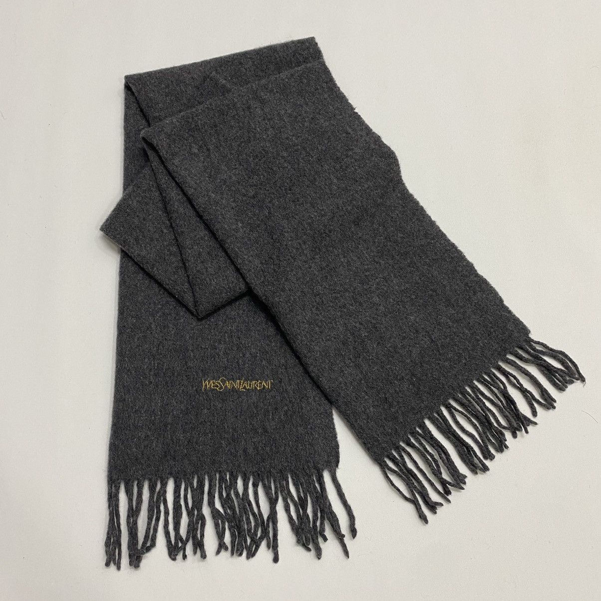 Saint Laurent Paris YSL SCARF MUFFLER LUX027 Size ONE SIZE - 2 Thumbnail