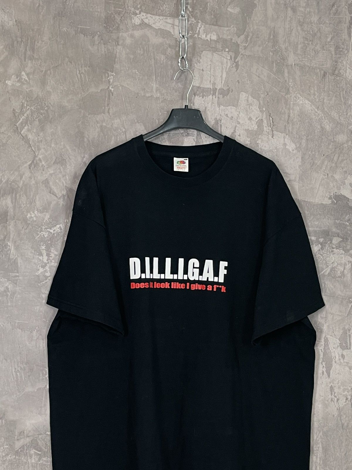 Other Vintage IDGAF Humour Funny Big Logo T shirt Size US XXL / EU 58 / 5 - 2 Thumbnail