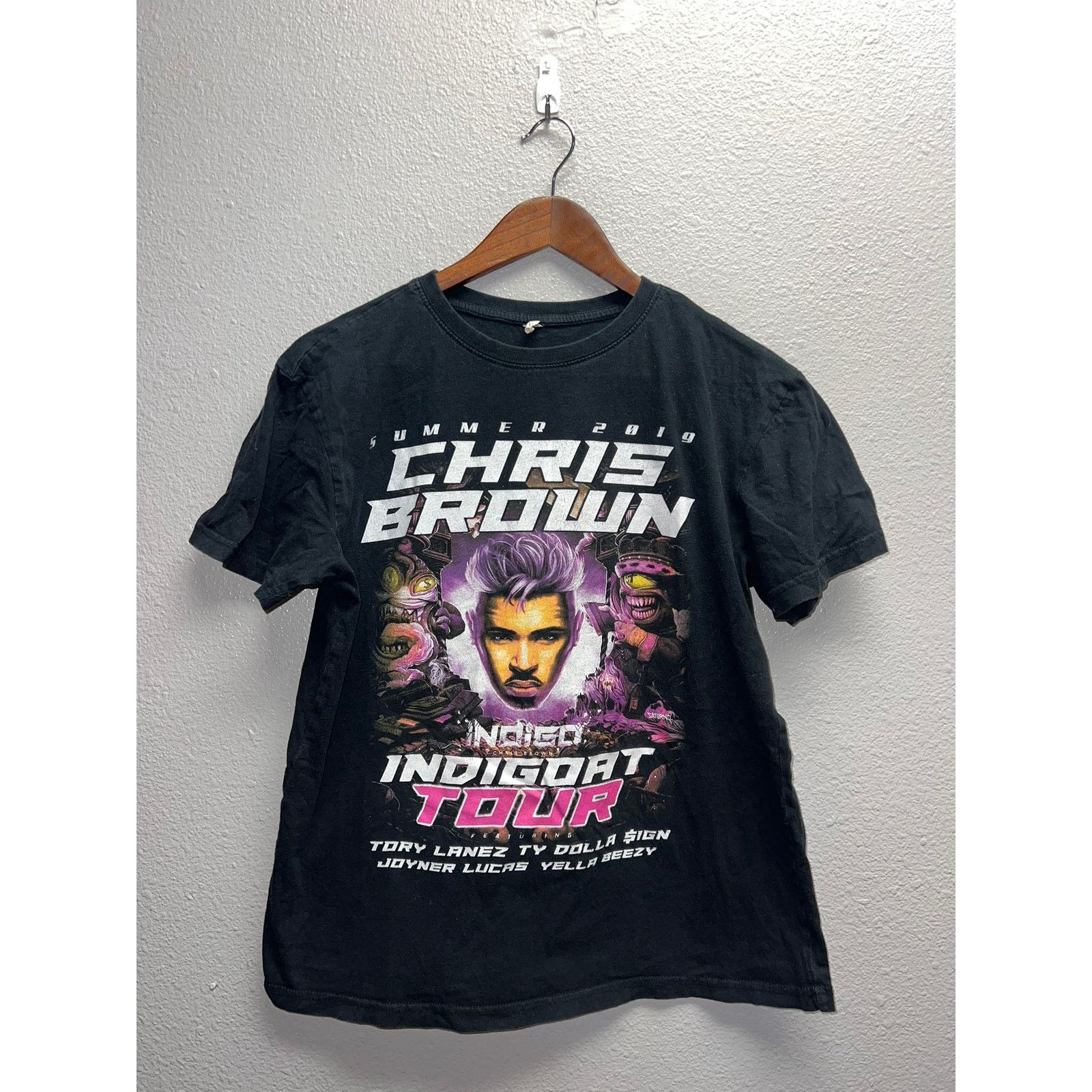 Vintage Chris Brown Tour Shirt Indigort Concert Tory Lanez Tee Small Size US S / EU 44-46 / 1 - 1 Thumbnail