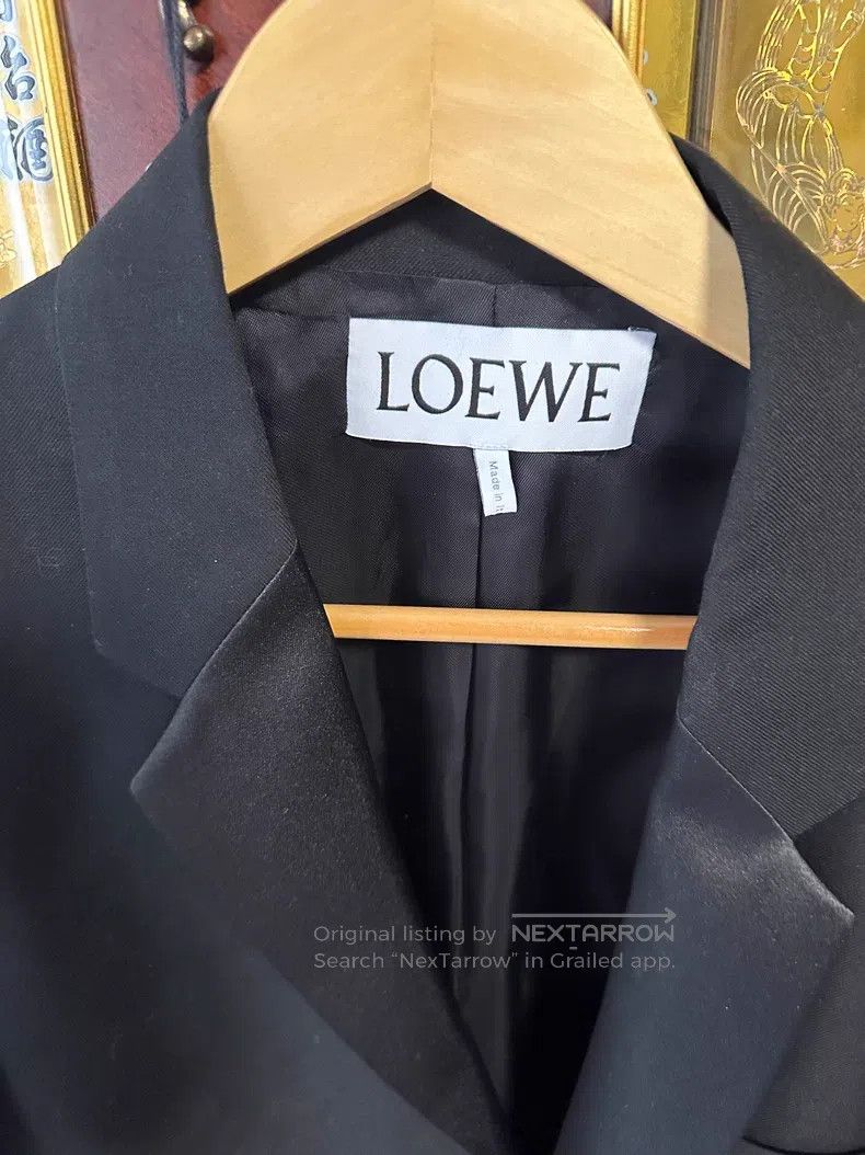 Loewe Loewe Black Suit Jacket Size 46L - 3 Thumbnail